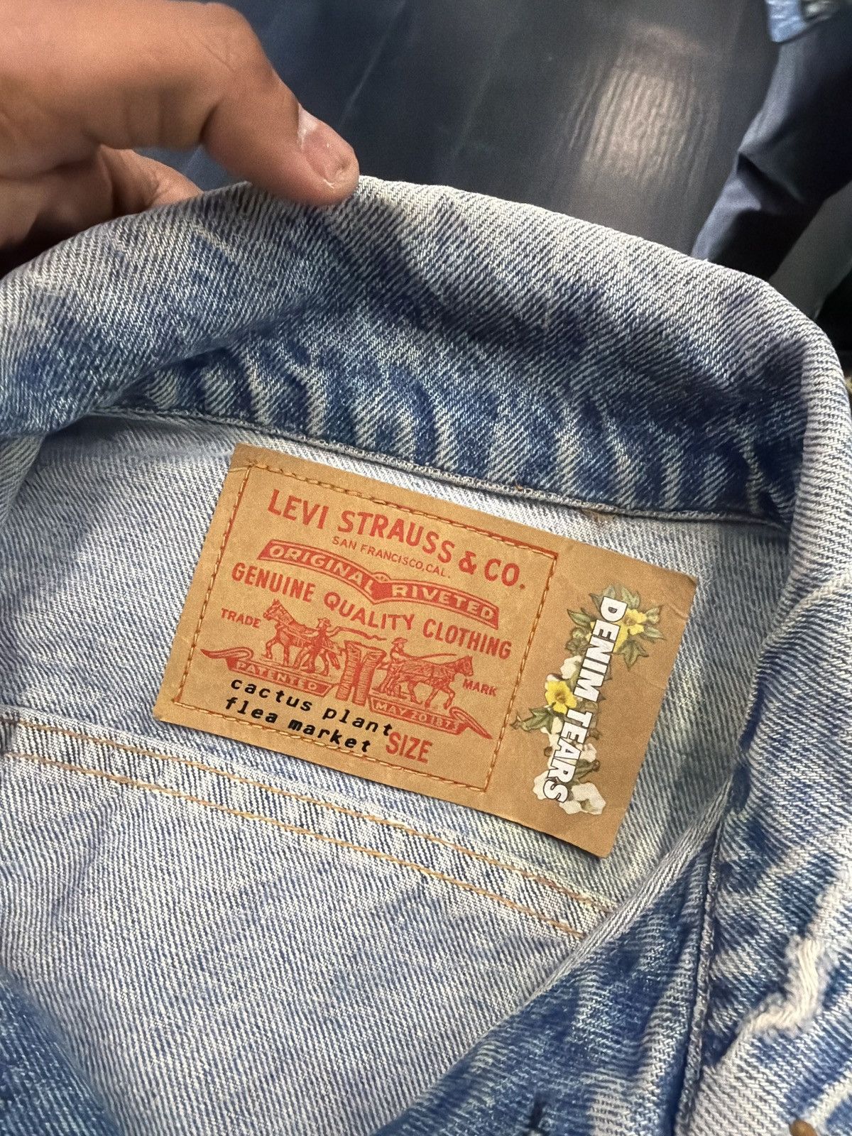 DENIM TEARS × Levi's Levi’s X Denim Tears Jean Jacket Size US M / EU 48-50 / 2 - 11 Thumbnail