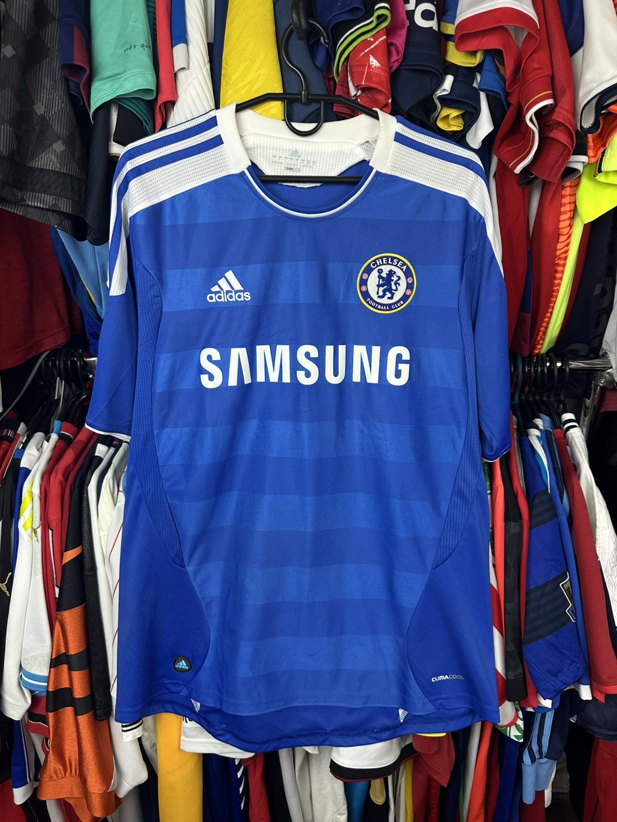 ADIDAS CHELSEA 2011/12 LAMPARD FOOTBALL SHIRT SOCCER JERSEY