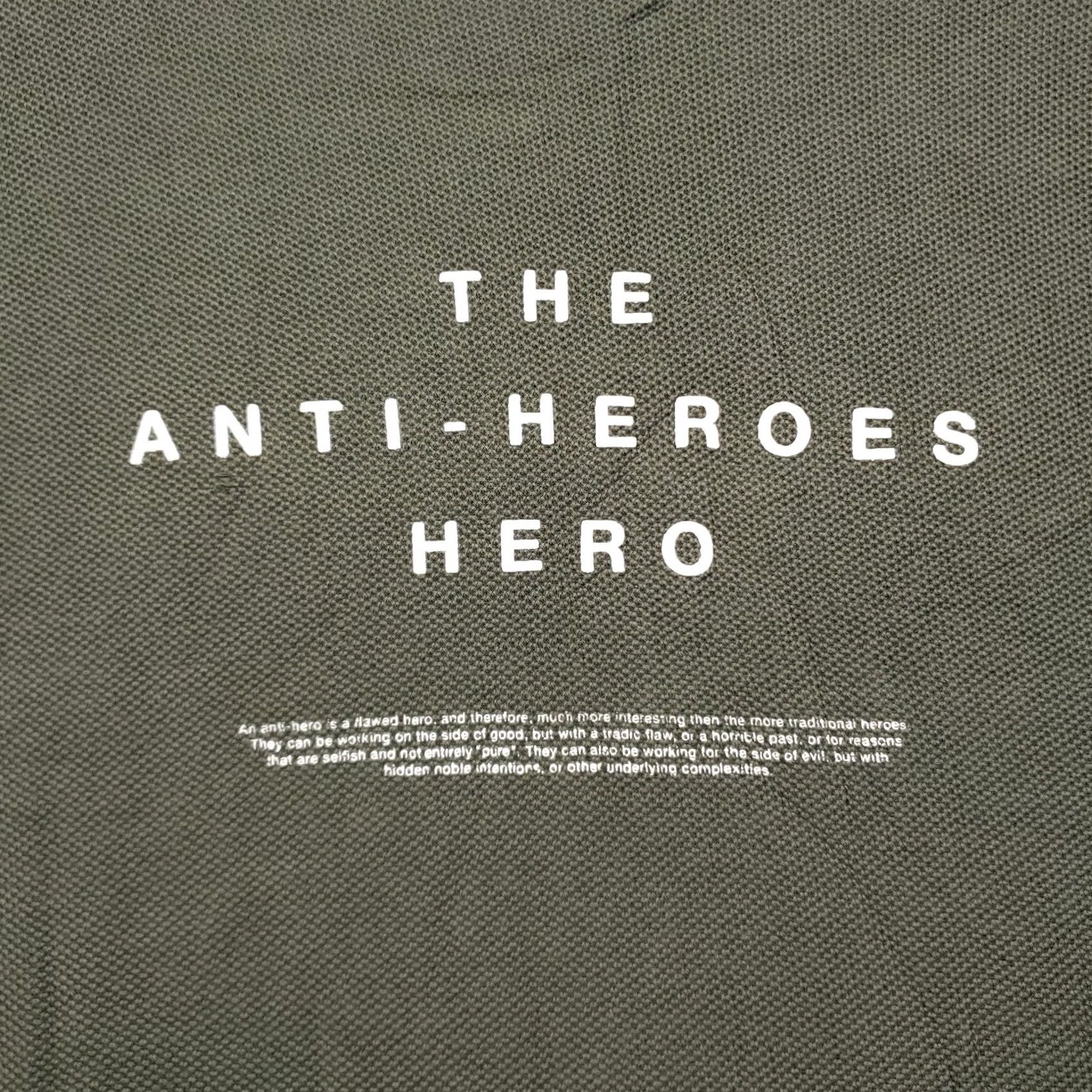 H&M H&M Womens S Small Green T-Shirt The Anti-Heroes Hero Short Sleeves Cotton Tee Size S / US 4 / IT 40 - 6 Thumbnail
