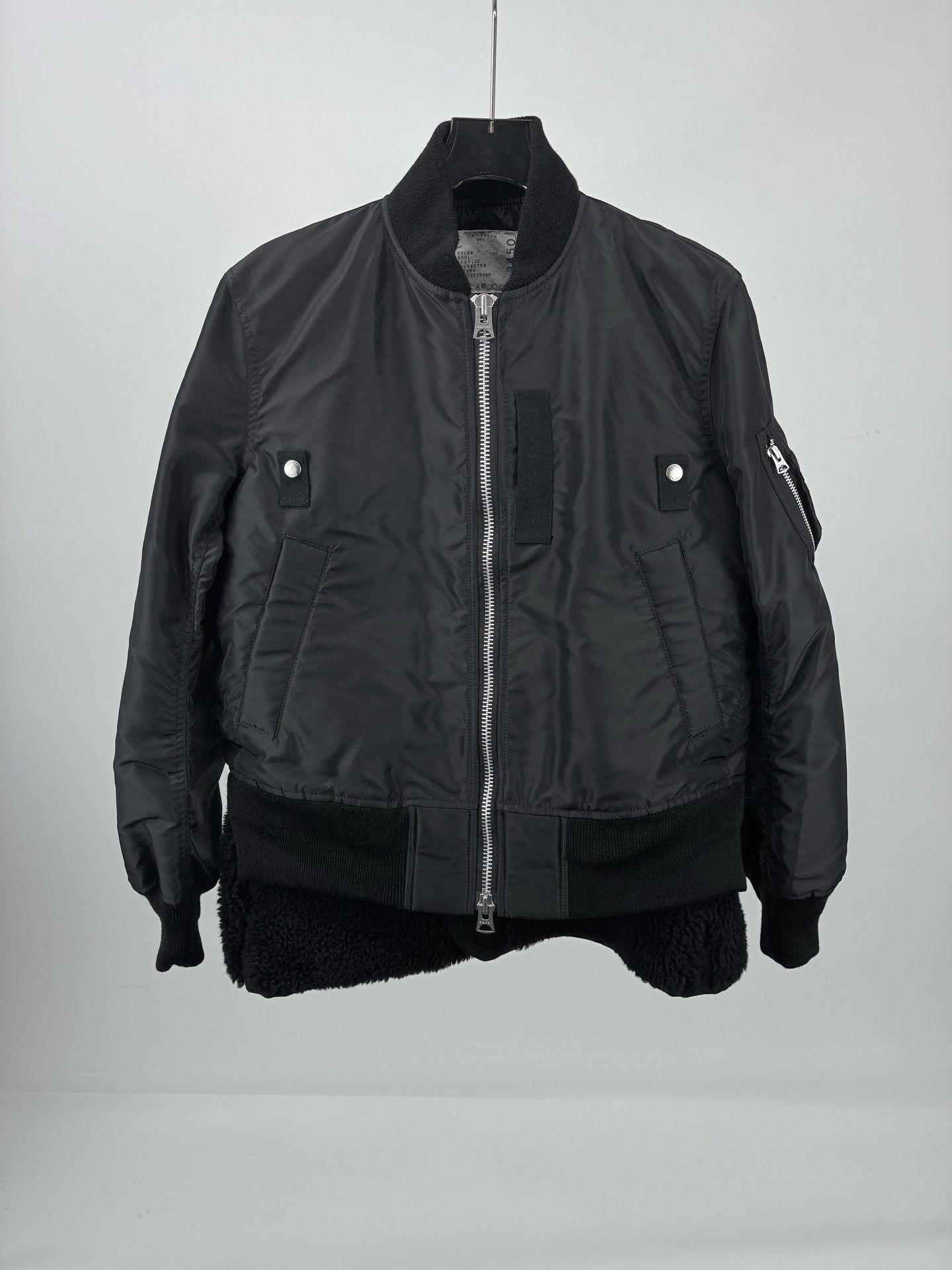 Sacai Sacai S/S 15 Reconstructed Terry cloth MA-1 Bomber | Grailed
