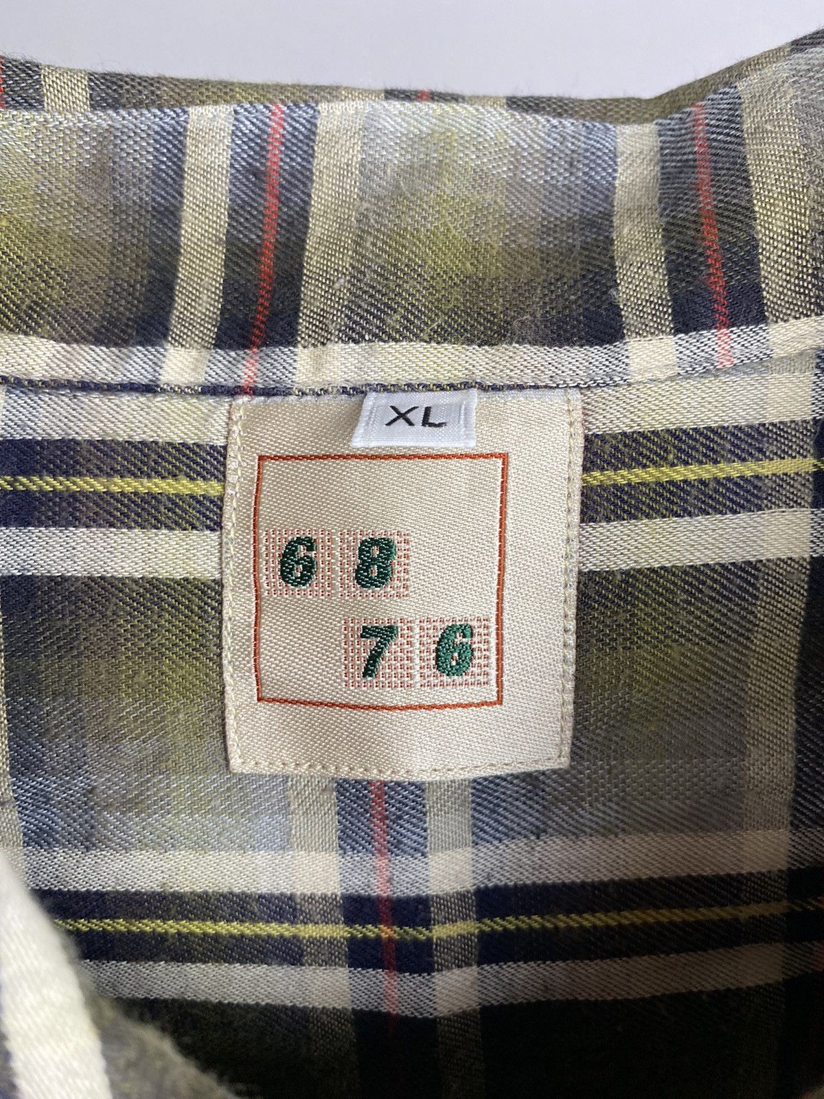 6876 6876 Archive Plaid Button-Up Shirt — Rare British Streetwear Size US XL / EU 56 / 4 - 6 Thumbnail