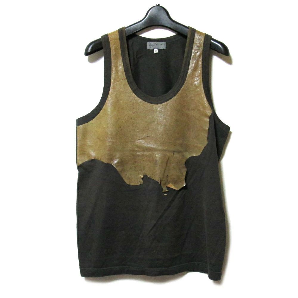 Yohji Yamamoto Yohji Yamamoto POUR HOMME Leather Switch Tank Top Size US L / EU 52-54 / 3 - 1 Thumbnail