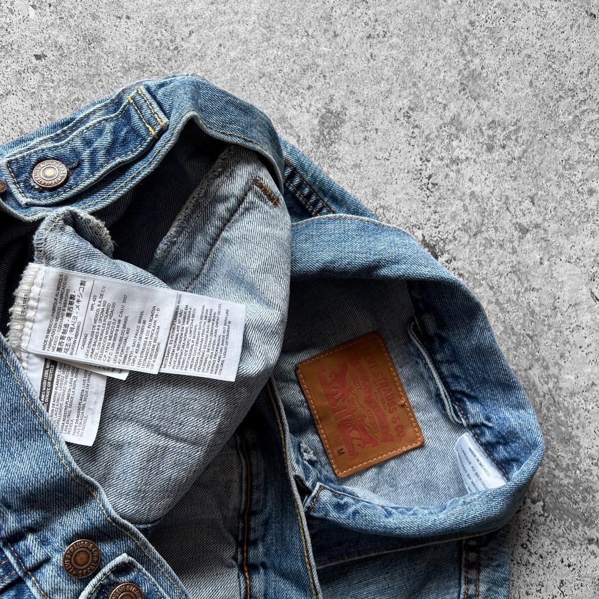Levi's Levis Mens Blue Denim Jean Jacket Long Sleeve Pockets Logo Size US M / EU 48-50 / 2 - 3 Thumbnail