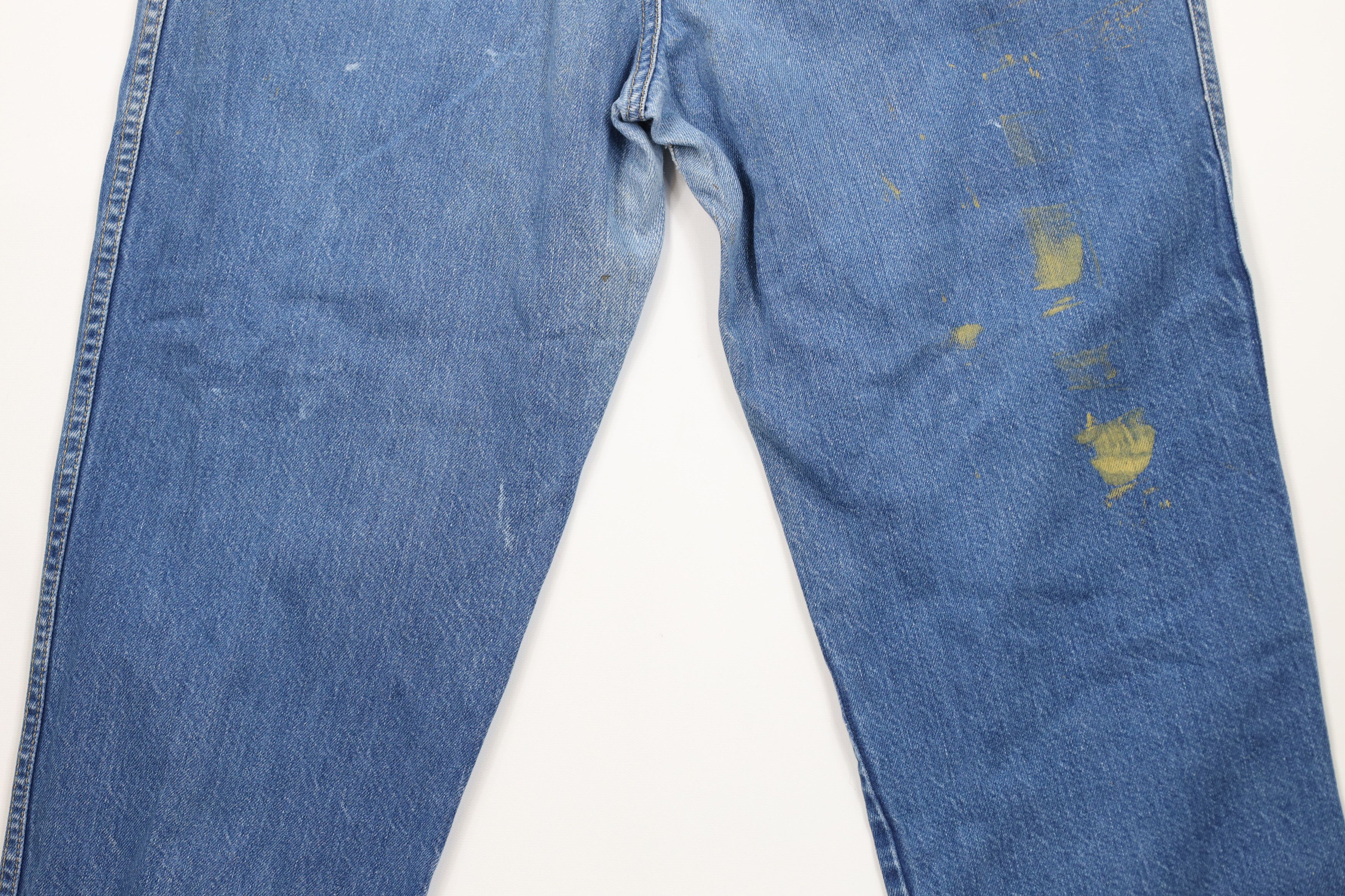 Vintage Vintage 70s Streetwear Pleated High Waisted Denim Jeans USA Size 36" / US 14 / IT 50 - 13 Thumbnail