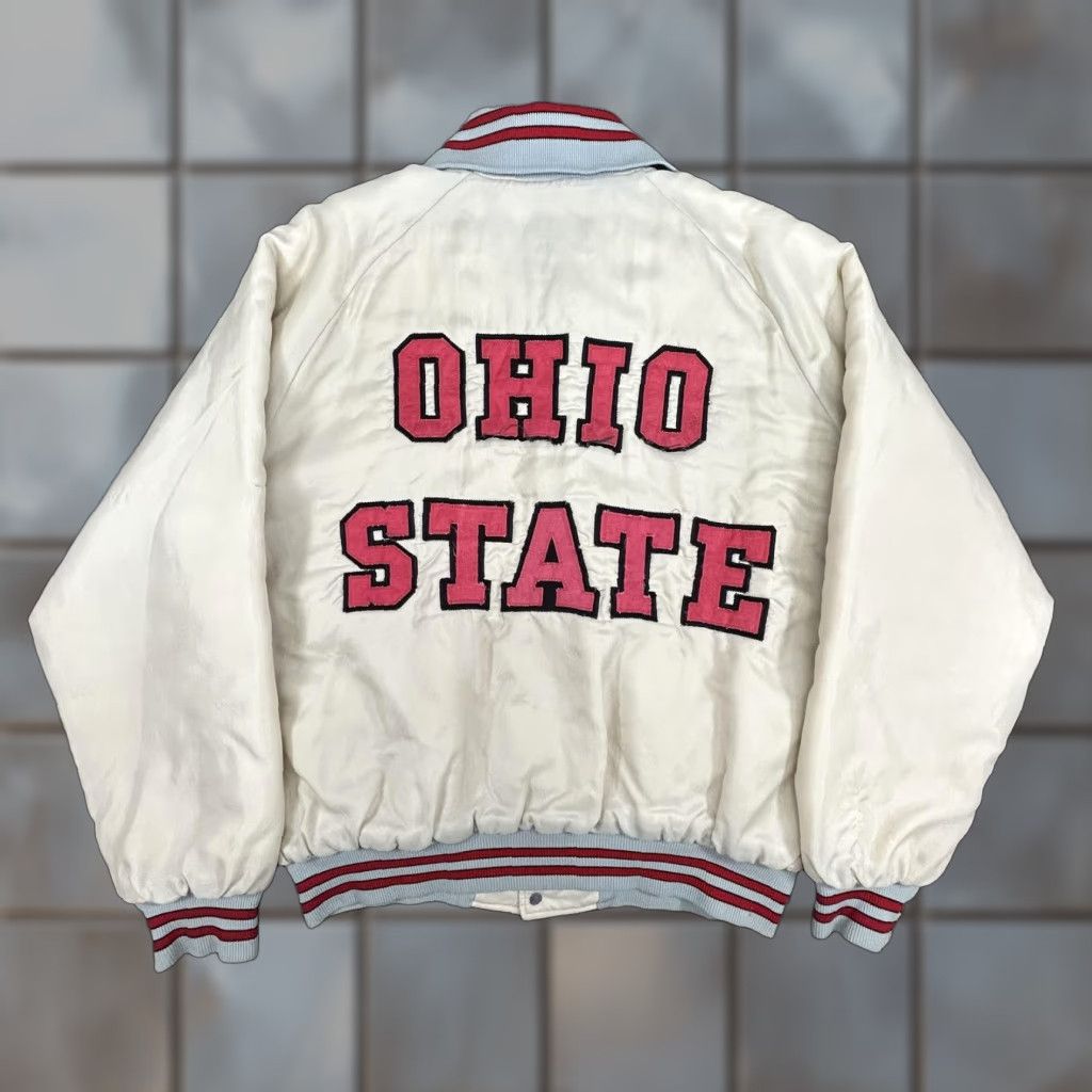 Vintage VINTAGE Ohio State Jacket Mens XL Buckeyes College Football 80s Chain Stitch USA Size US XL / EU 56 / 4 - 1 Thumbnail