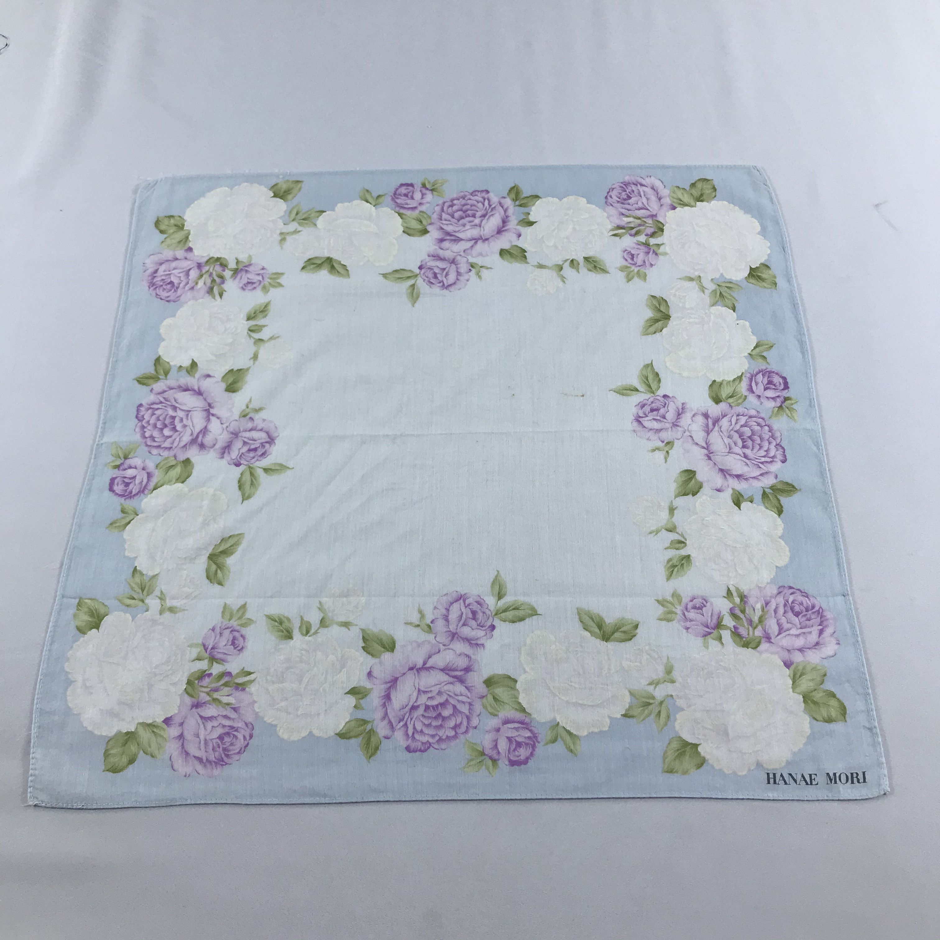 Hanae Mori Hanae Mori Handkerchief Neckerchief Bandana H1004 Size ONE SIZE - 2 Thumbnail