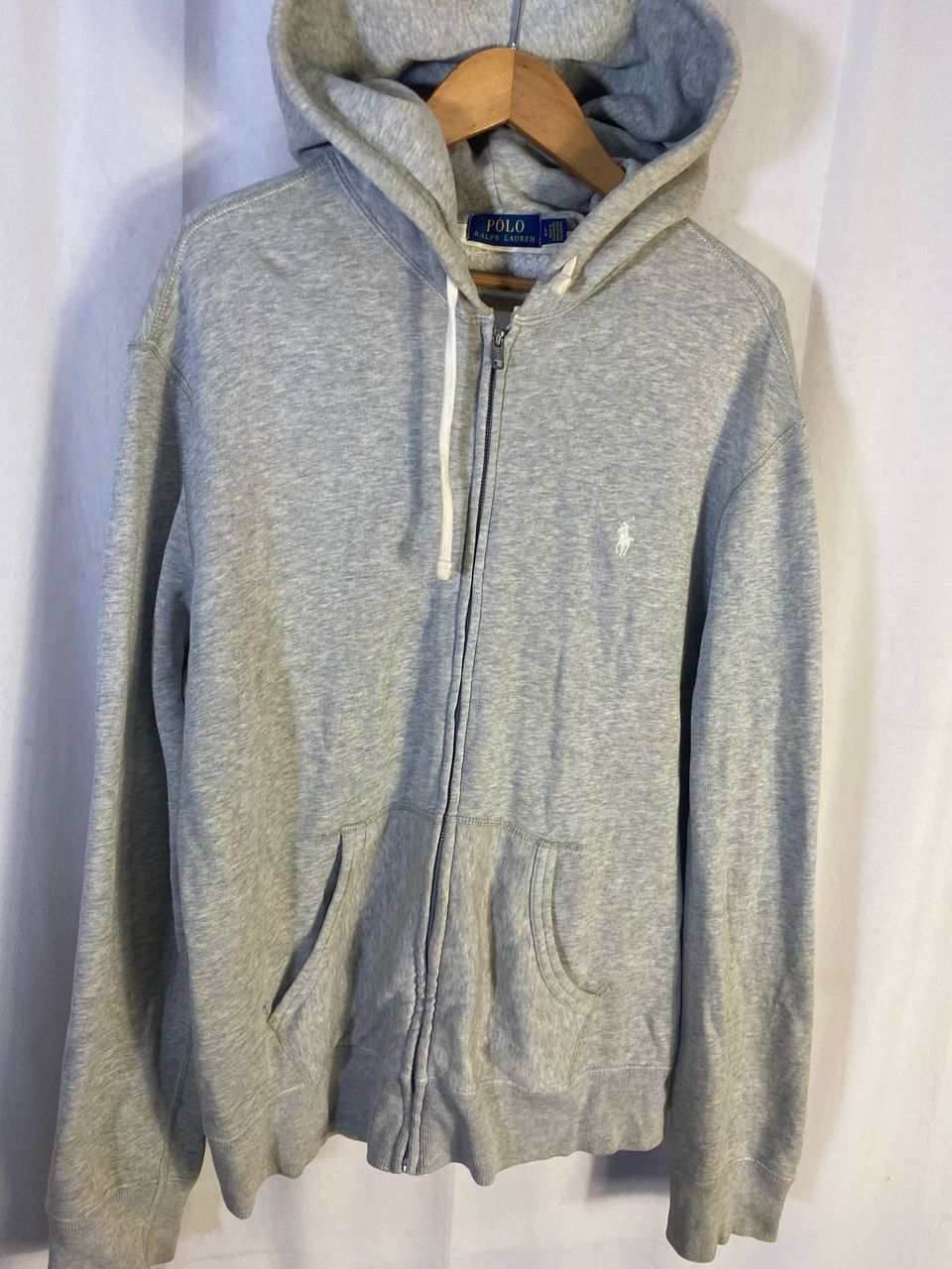 Polo Ralph Lauren × Vintage Vintage polo Ralph Lauren small logo talon zipper hoodie Size US L / EU 52-54 / 3 - 4 Thumbnail