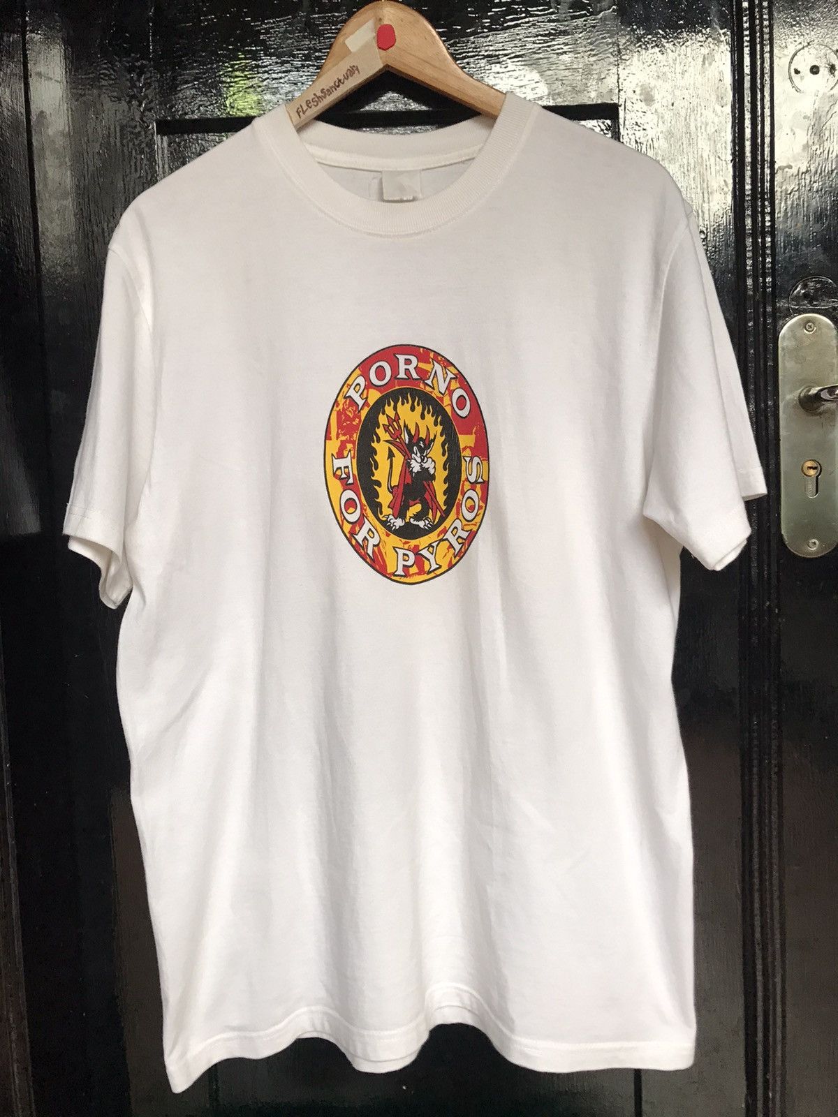 PORNO FOR PYROS Tシャツ/Jane’s addiction Vintage Porno For Pyros 1993 Original Black T-shirt Large