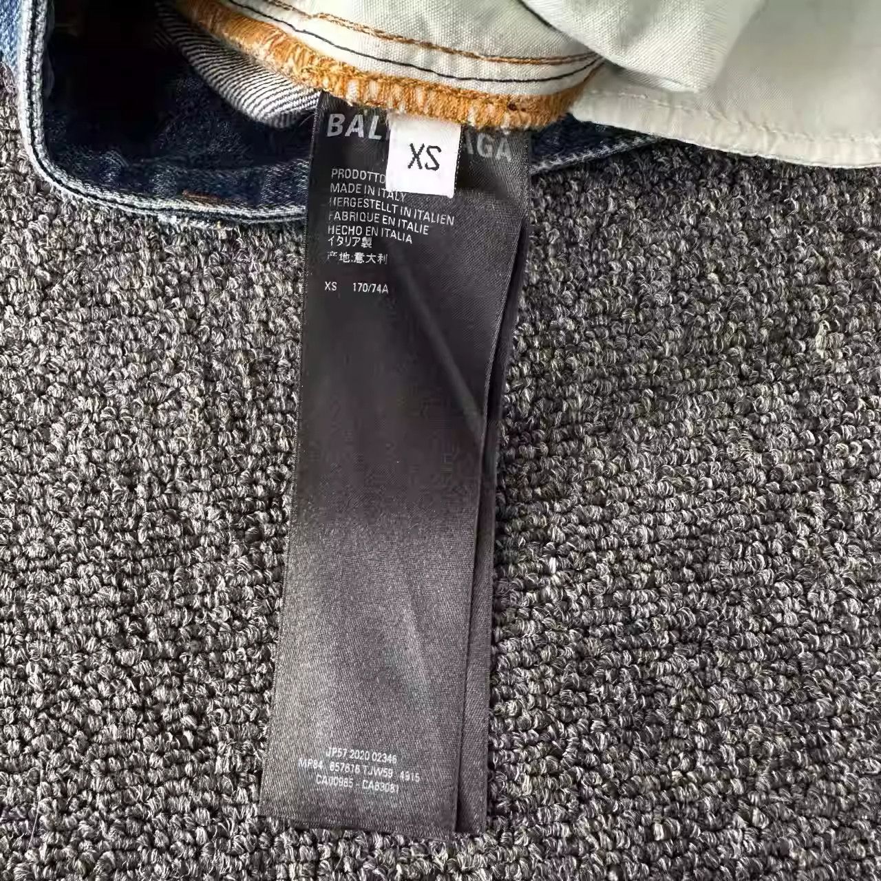 Balenciaga Balenciaga SS21 Fake Two Patchwork Shirt Denim Trousers Size US 28 / EU 44 - 5 Thumbnail