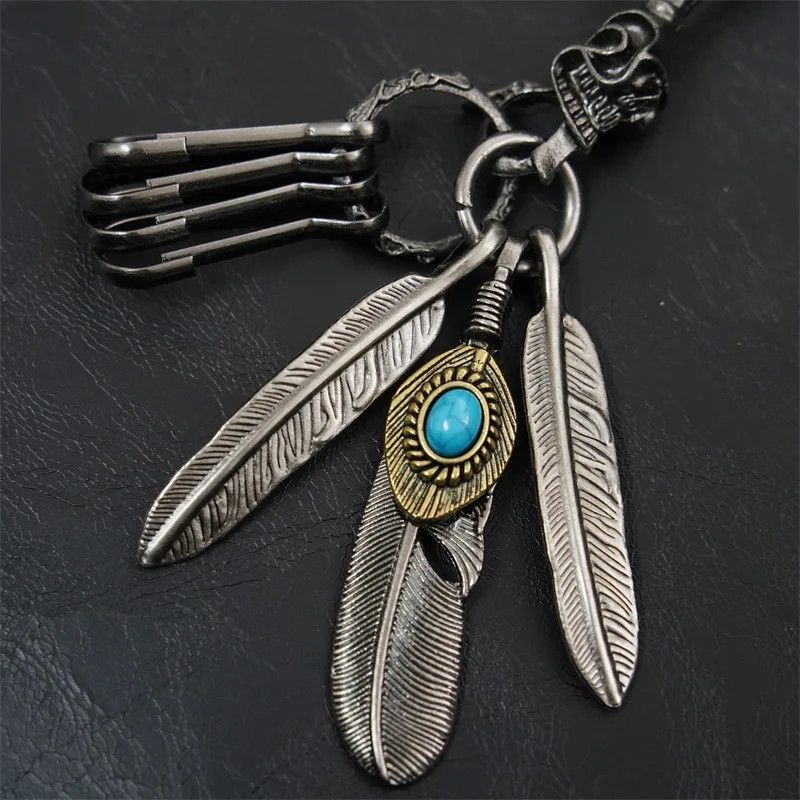 Japanese Brand Vintage Aesthetic Metal HookK Keychain Size ONE SIZE - 1 Thumbnail
