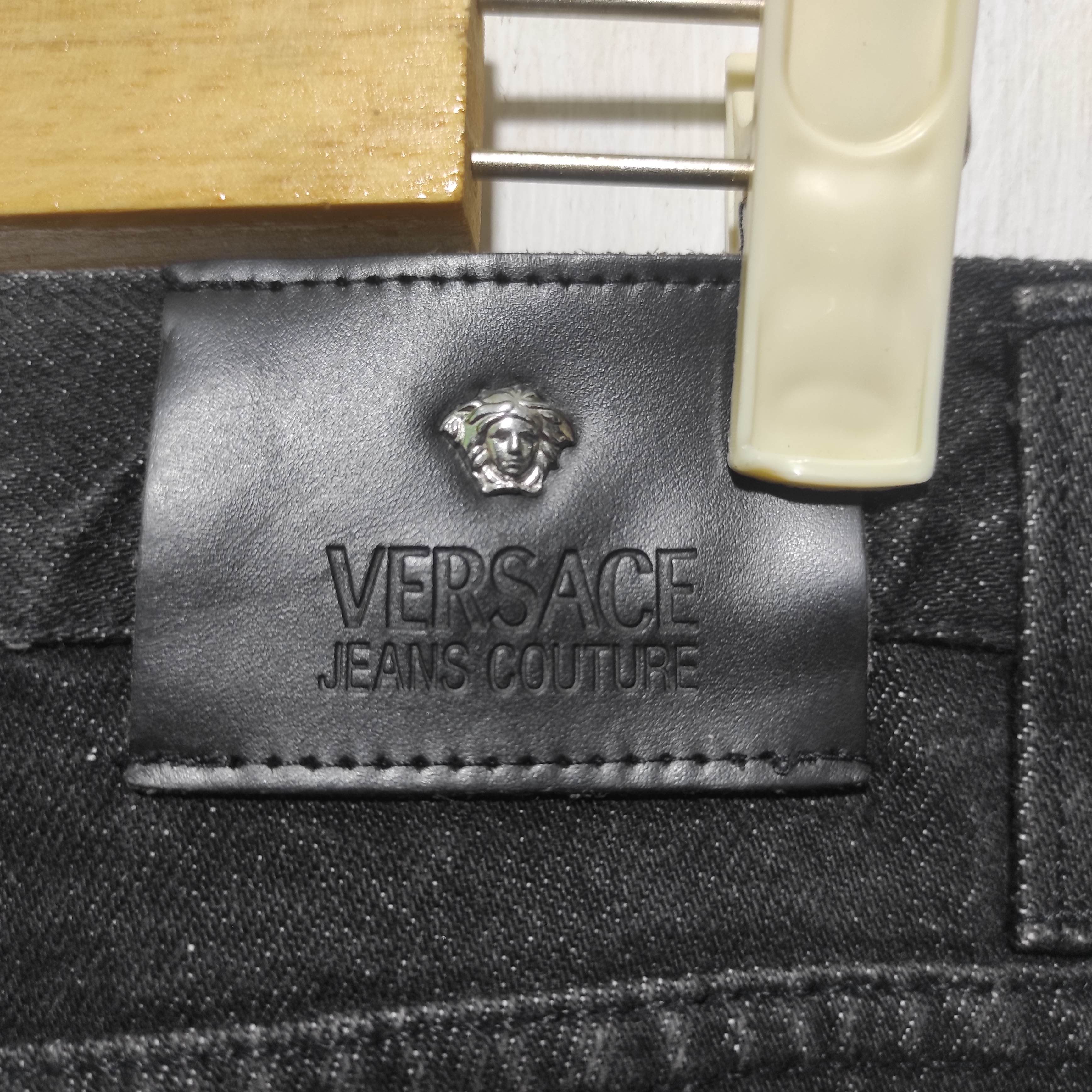 Versace Versace Jeans Couture Black Denim Size US 30 / EU 46 - 10 Thumbnail