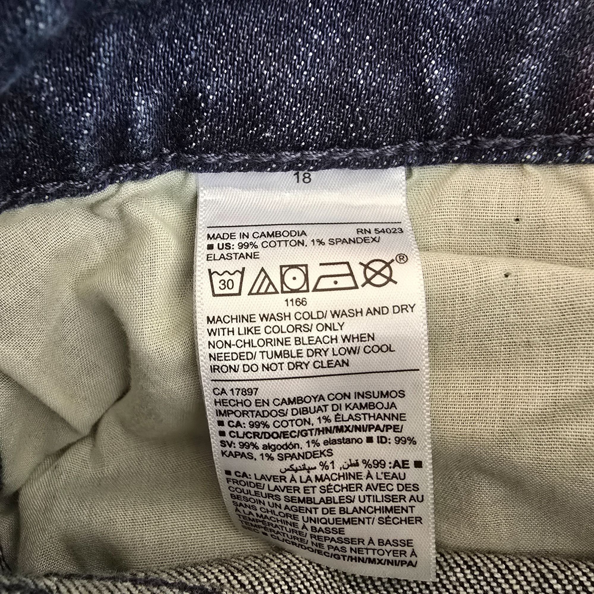 Old Navy Old Navy Jeans Size 18 Distressed Power Slim Straight High R Size 40" / US 18 - 10 Thumbnail