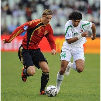 Adidas Torres Spain 2009 CONFEDERATIONS CUP Soccer Jersey M Size US M / EU 48-50 / 2 - 7 Thumbnail