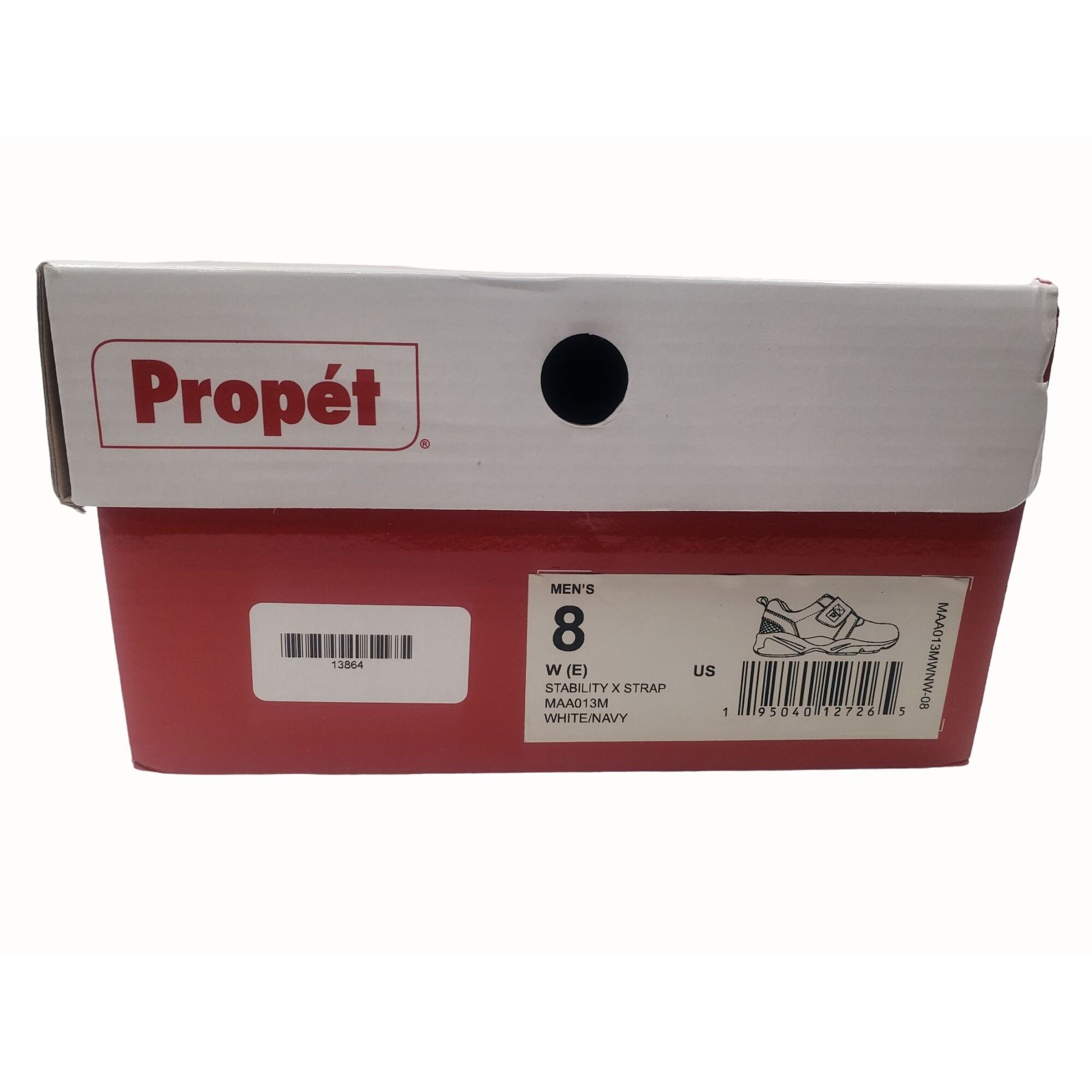 Other Propét Mens Stability X Strap White Athletic Shoe Sz 8W Mesh Size US 8 / EU 41 - 10 Thumbnail