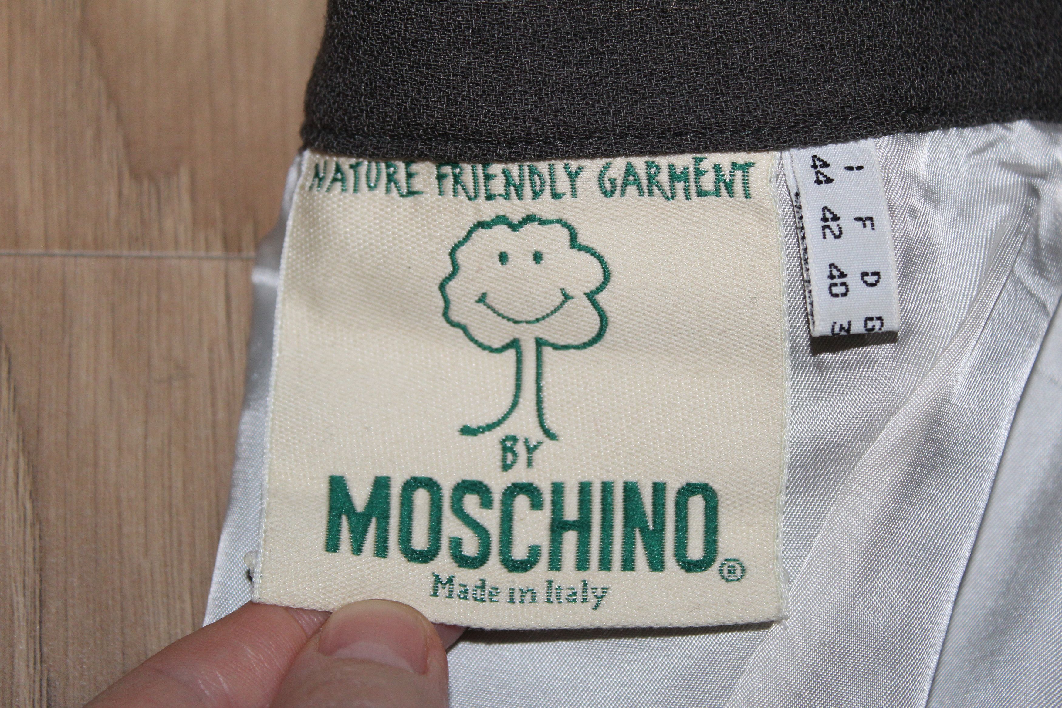 Moschino Vtg Rare 90's Moschino Wool Friendly Lined Italian Skirt Size L / US 10 / IT 46 - 7 Thumbnail