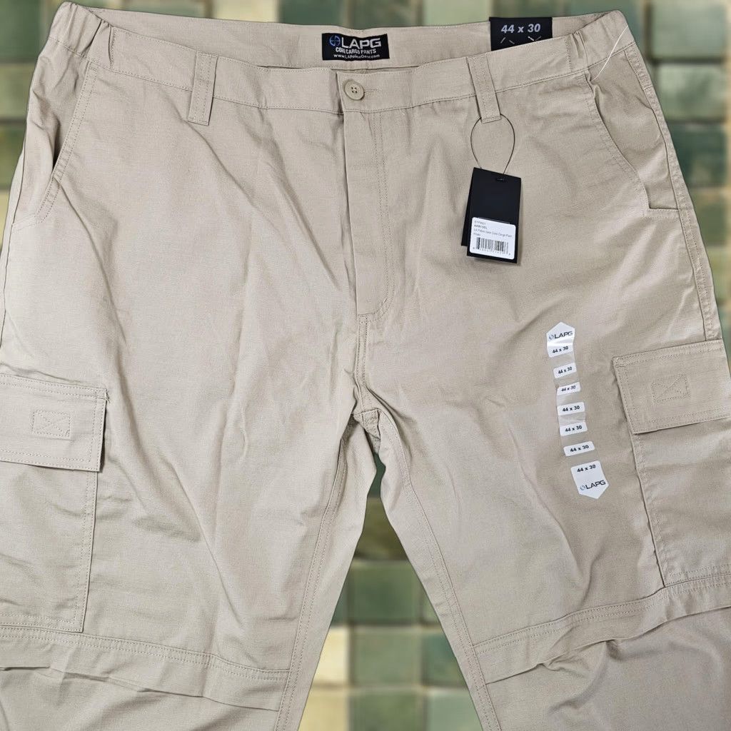 Vintage LA Police Gear Pants Mens 44x30 Khaki Core Cargo Ripstop Tactical Work BTP9001 Size US 44 / EU 60 - 1 Thumbnail
