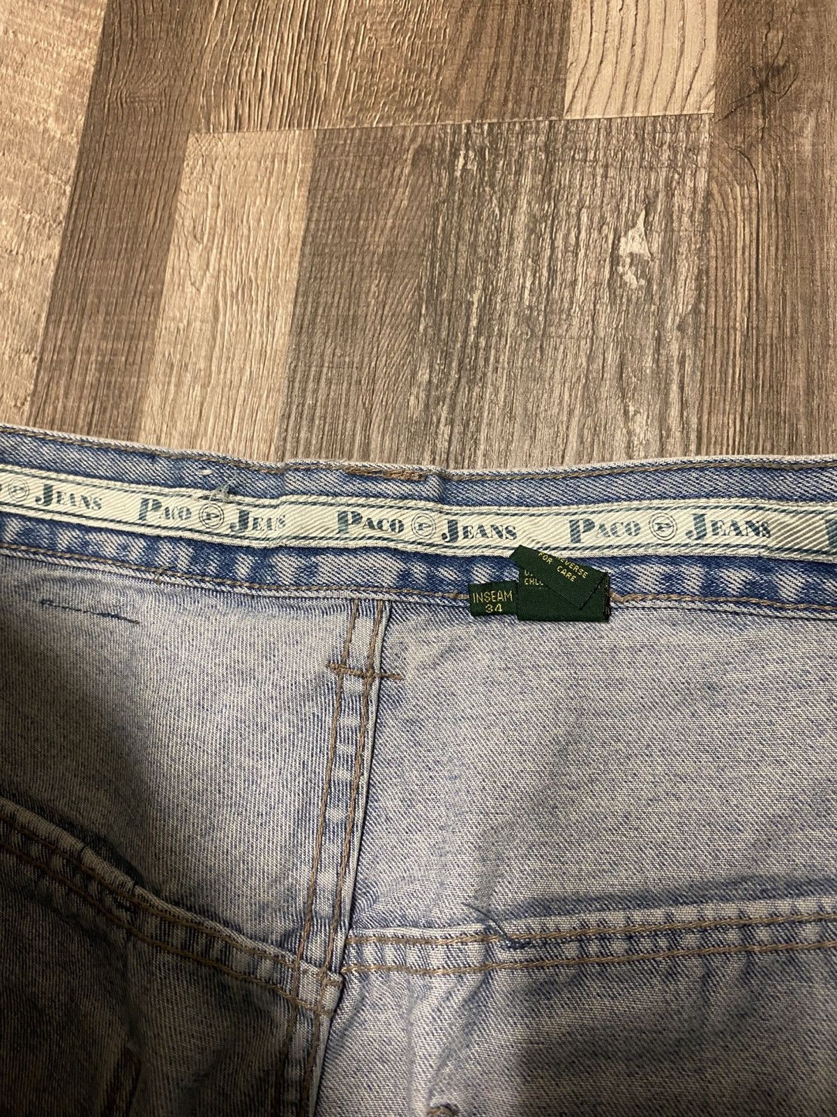 Vintage Vintage Paco Jeans Baggy Embroidered Jnco Y2K Denim girbaud Size US 34 / EU 50 - 7 Thumbnail