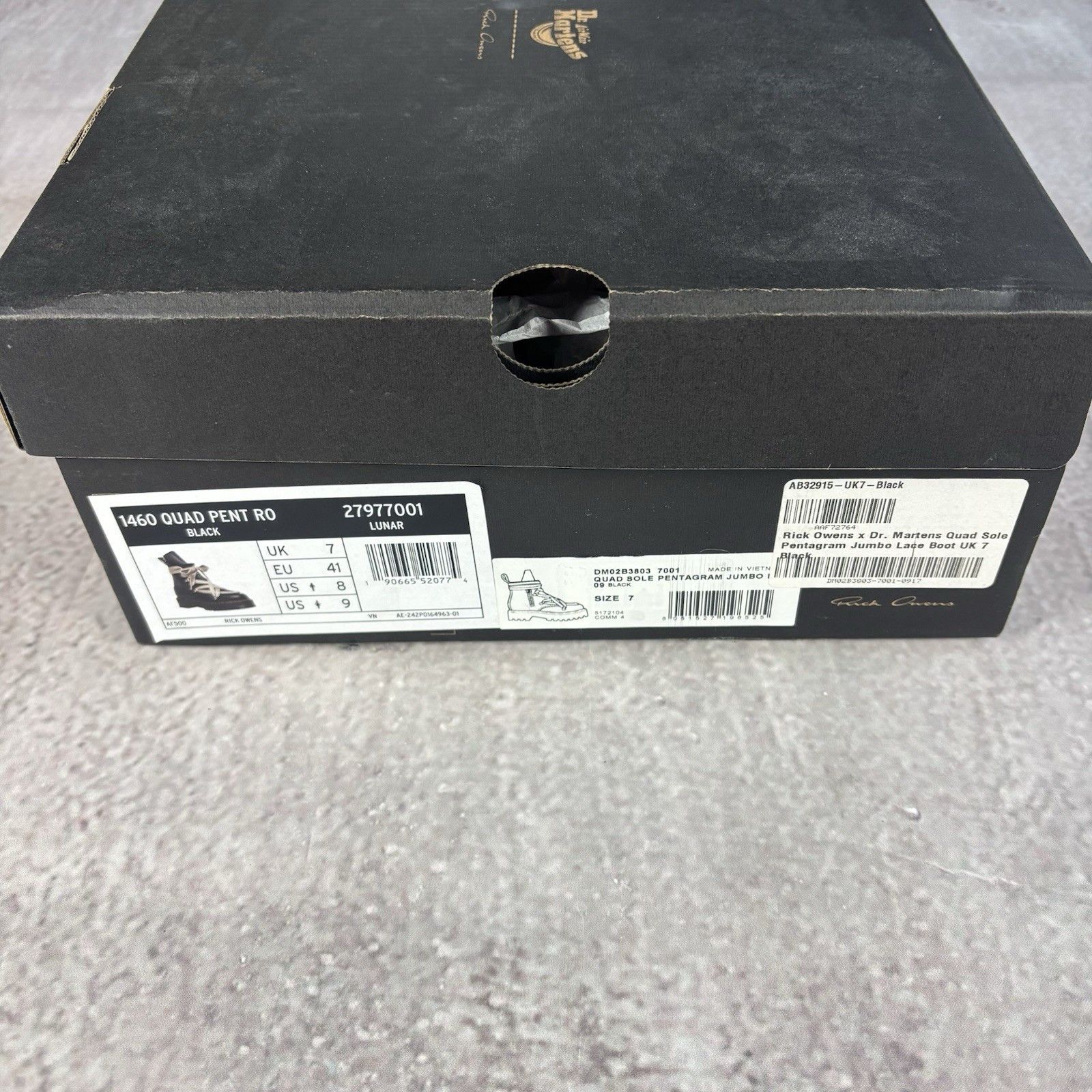 Dr. Martens × Rick Owens Rick Owens X DR. doc martens Megalace 1460 Size US 8 / EU 41 - 11 Thumbnail