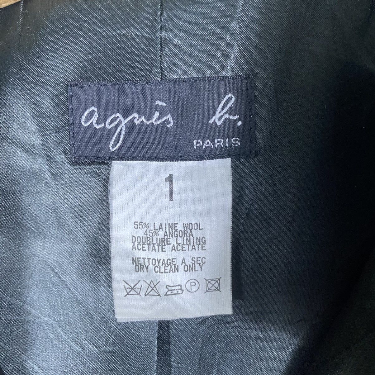 Vintage × agnes b. Vintage Agnes B Paris Long Jacket Wool Size S / US 4 / IT 40 - 6 Thumbnail