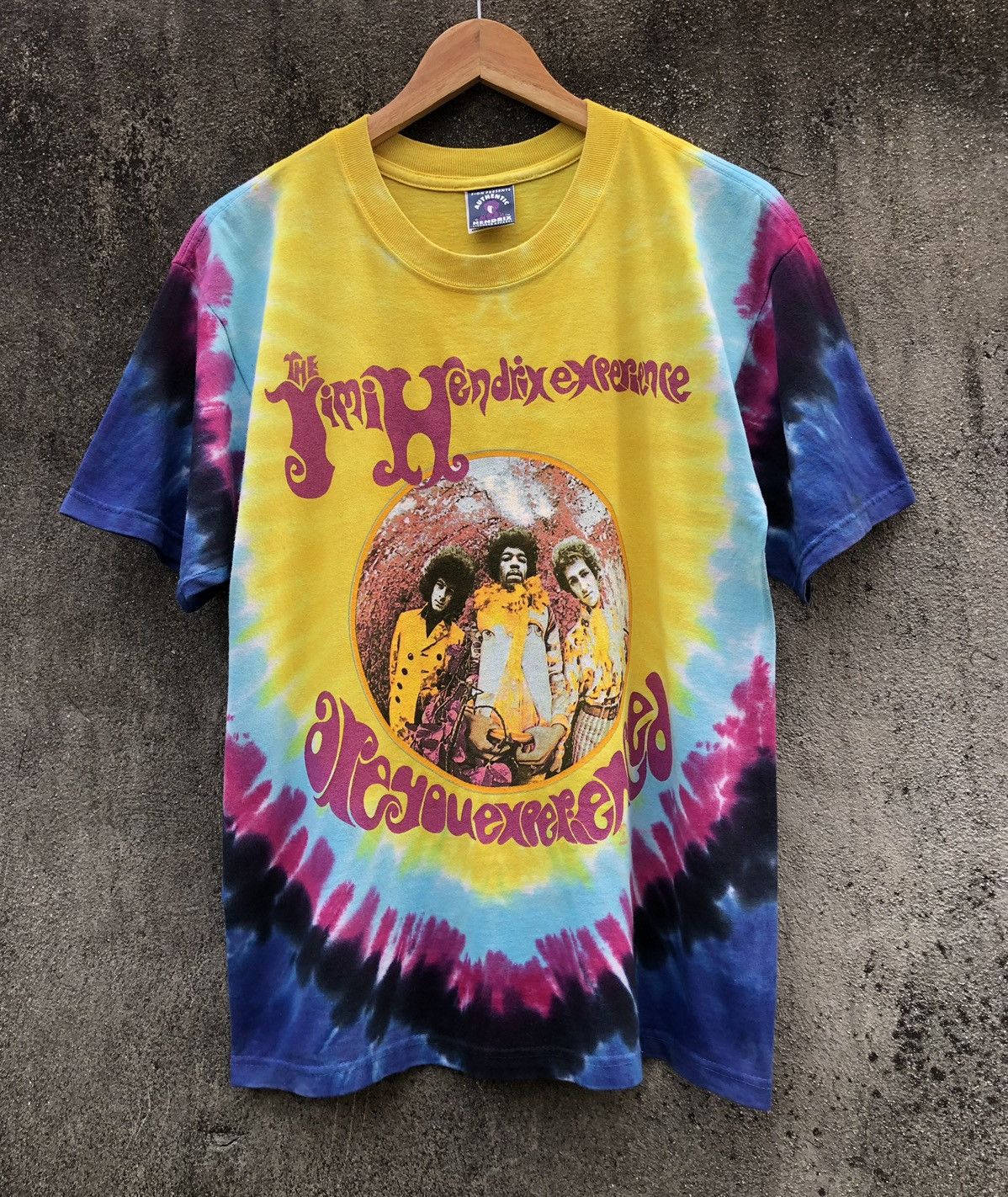 Vintage 00s Jimi Hendrix Are You Experienced Tie Dye Shirt
