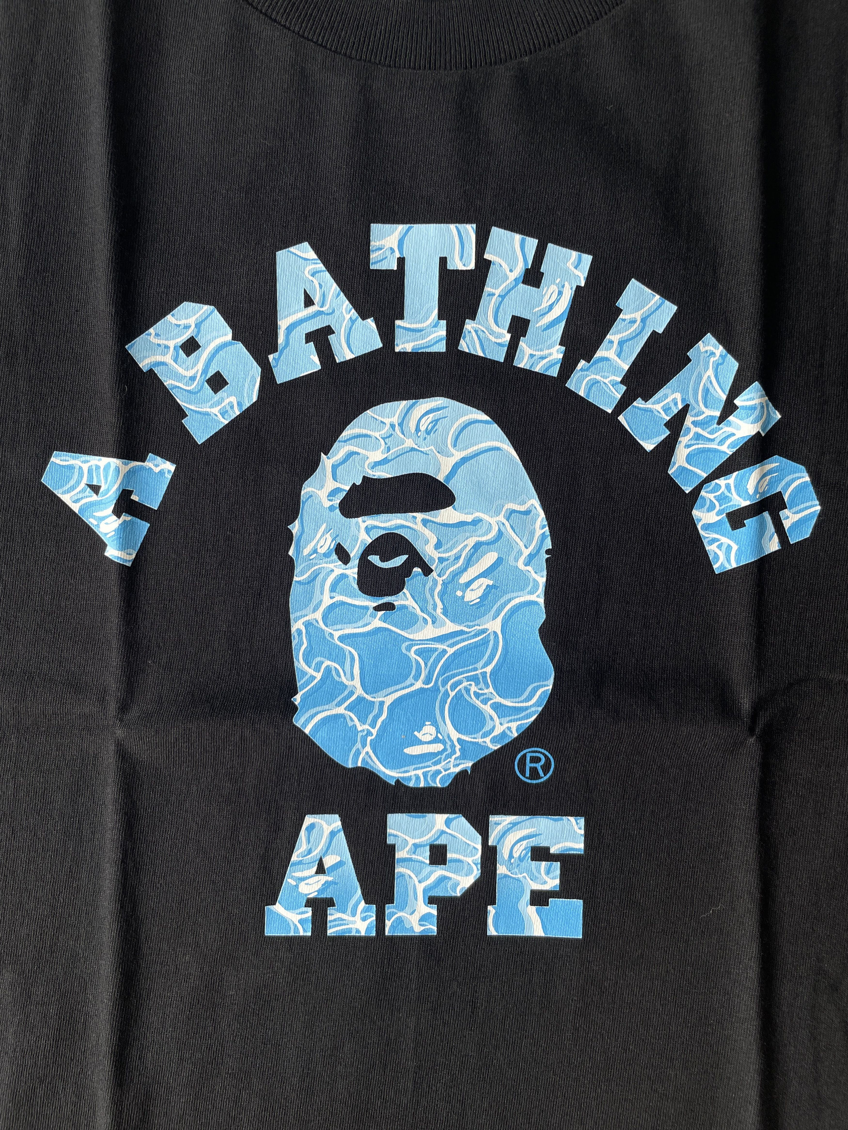 Bape ABC SEA SURFACE CAMO COLLEGE TEE Size US M / EU 48-50 / 2 - 2 Thumbnail