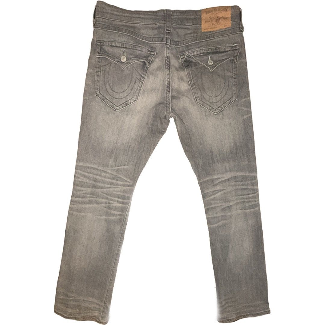 True Religion Grey Ricky True Religion Jeans Size US 34 / EU 50 - 3 Thumbnail
