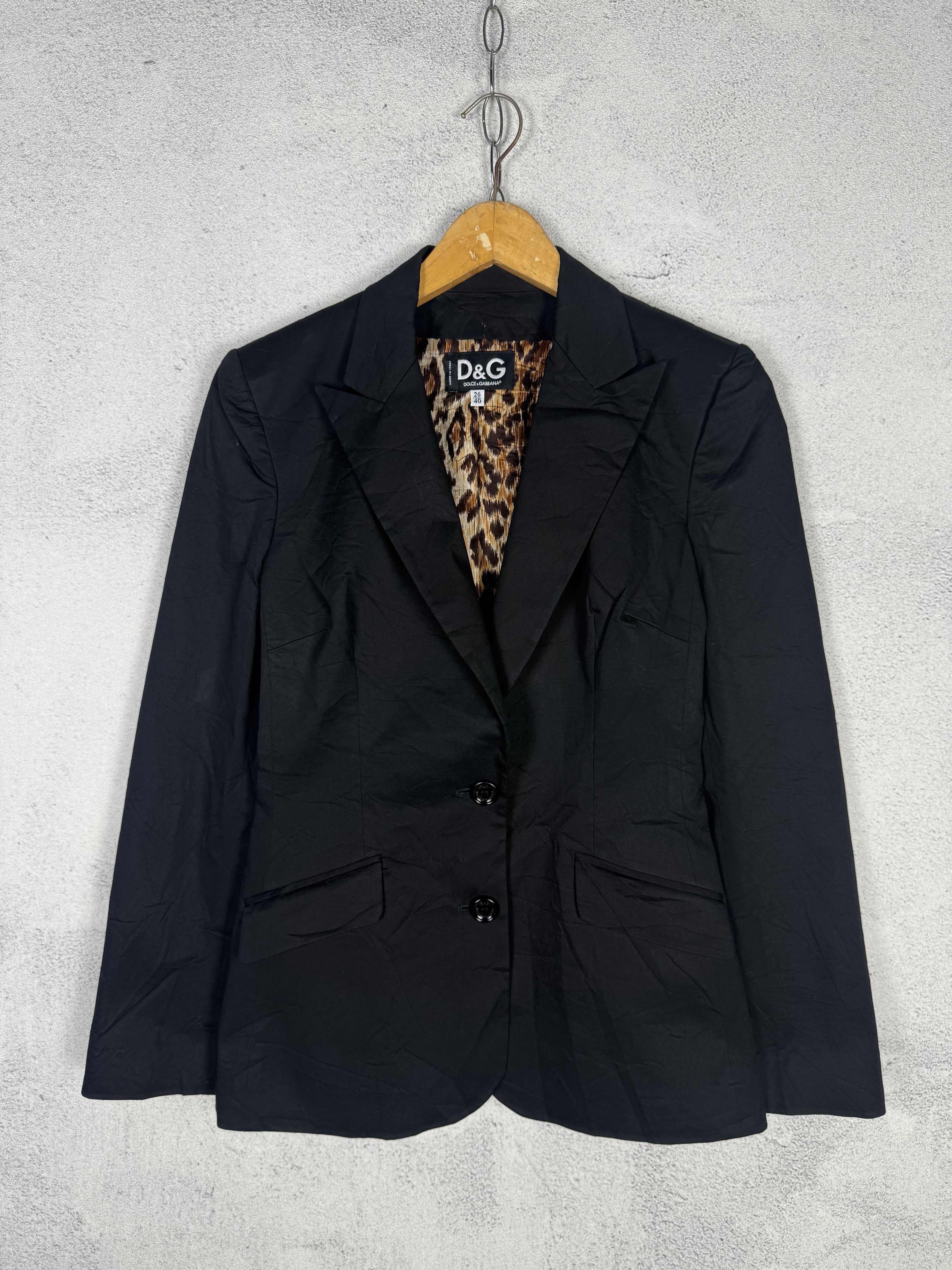 Dolce & Gabbana Dolce & Gabbana Blazer D&G Size S / US 4 / IT 40 - 1 Thumbnail