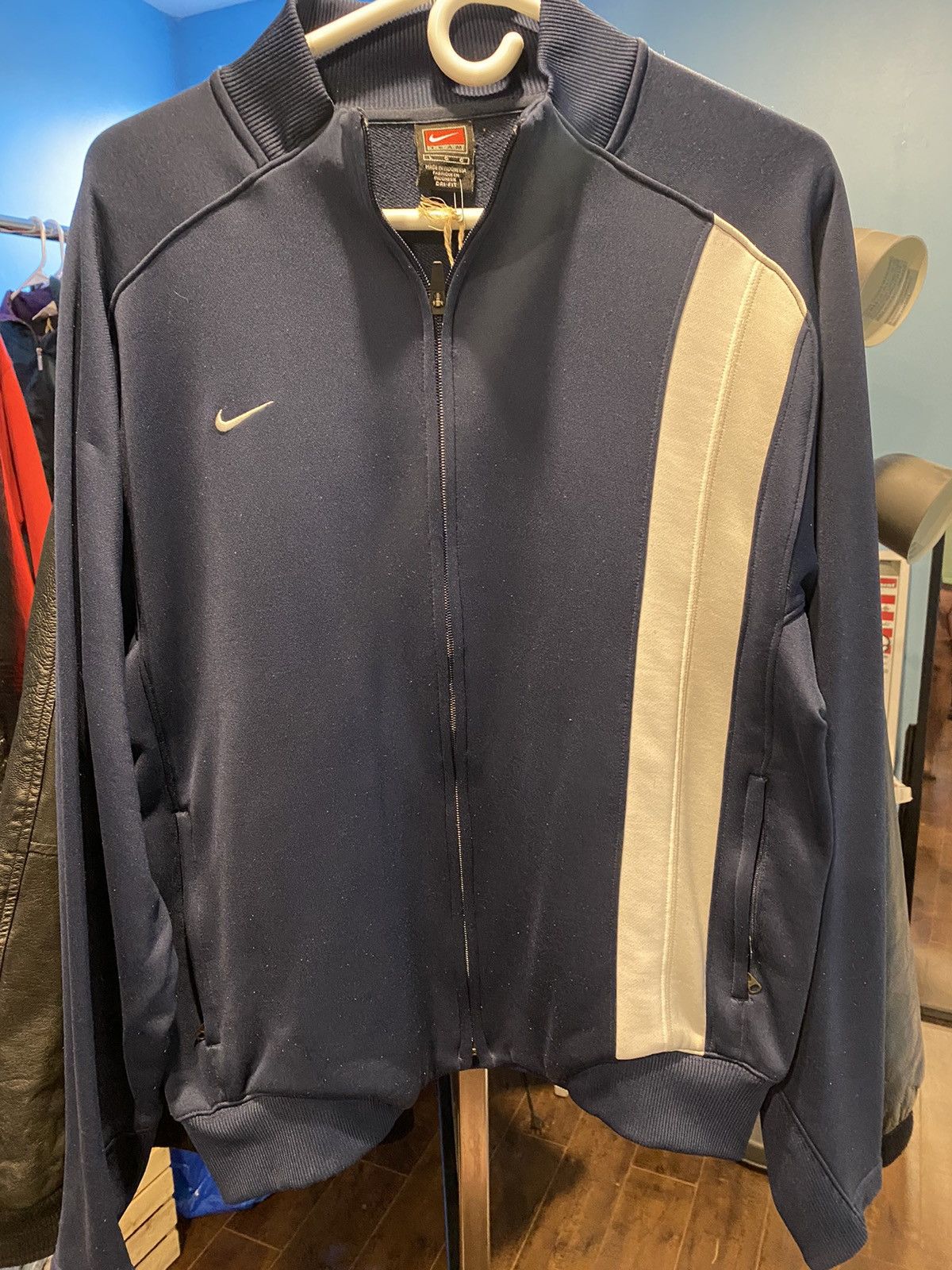 Nike × Vintage Vintage Nike zip up Size US L / EU 52-54 / 3 - 1 Thumbnail