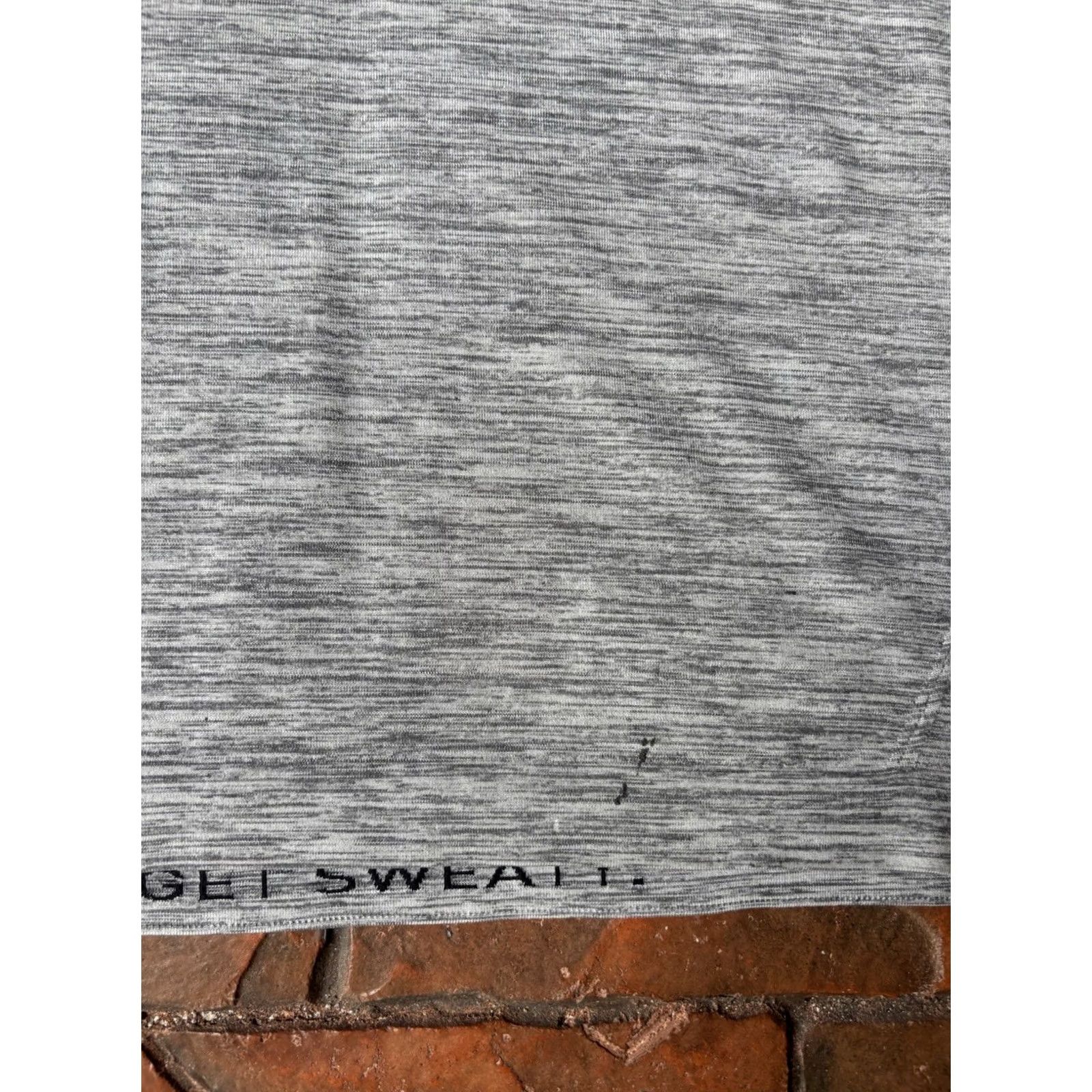 Lululemon Lululemon Time To Get Dirty Get Outside Get Sweaty T-Shirt XL Running Gym Shirt Mens Gray Short Sleeve Crew Neck Athletic Logo Size US XL / EU 56 / 4 - 3 Thumbnail