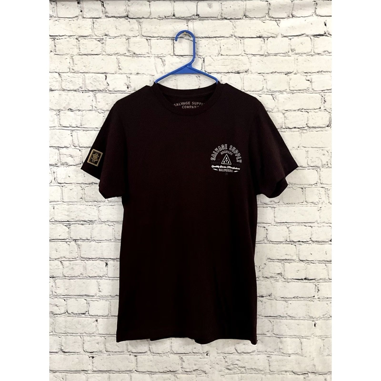 Vintage VINTAGE Salvage Supply Co T Shirt Men M Maroon Short Sleeve Size US M / EU 48-50 / 2 - 2 Thumbnail
