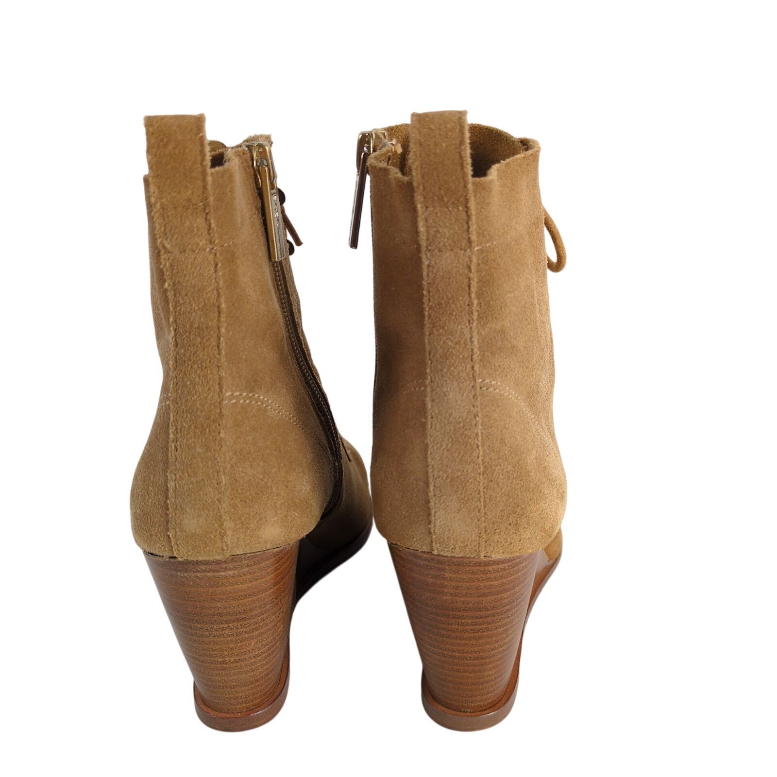 Bcbgmaxazria BCBGeneration Wiley Suede Leather Wedge Ankle Boots Womens 7 Size US 7 / IT 37 - 6 Thumbnail