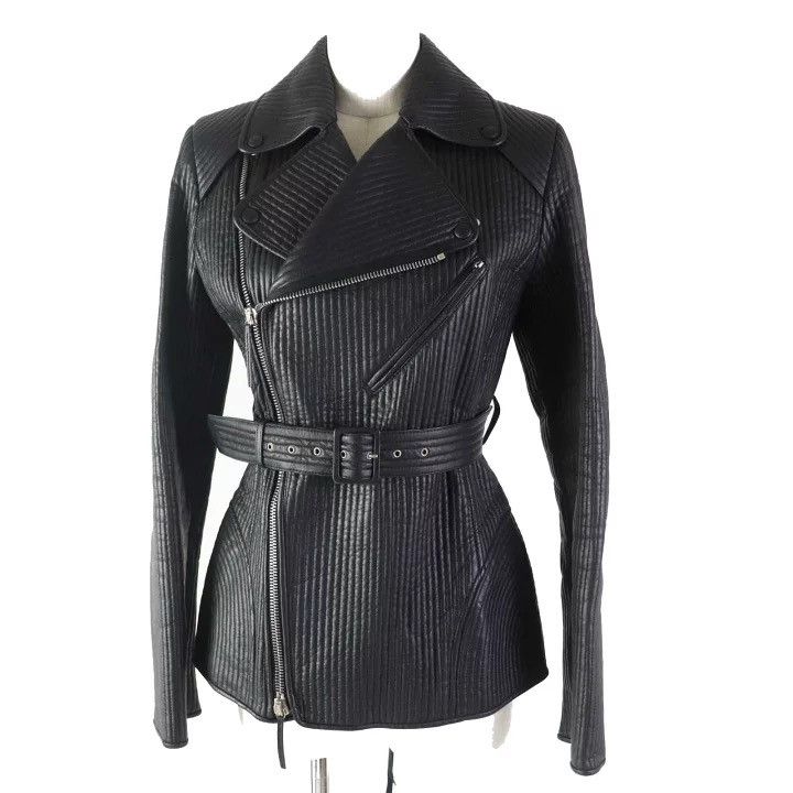 Jean Paul Gaultier Jean paul gaultier Lamb Leather Jacket Size S / US 4 / IT 40 - 1 Thumbnail