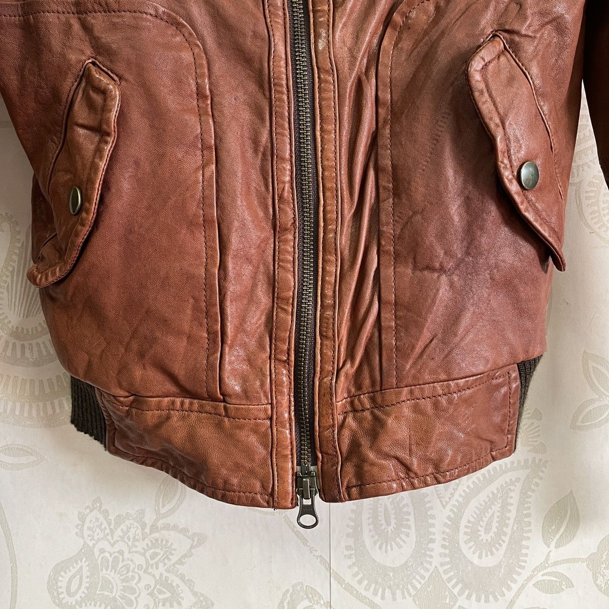 Pas de Calais × Seditionaries Bondage Pas De Calais Sheepskin Leather Jacket Size 38 Size XS / US 0-2 / IT 36-38 - 12 Thumbnail