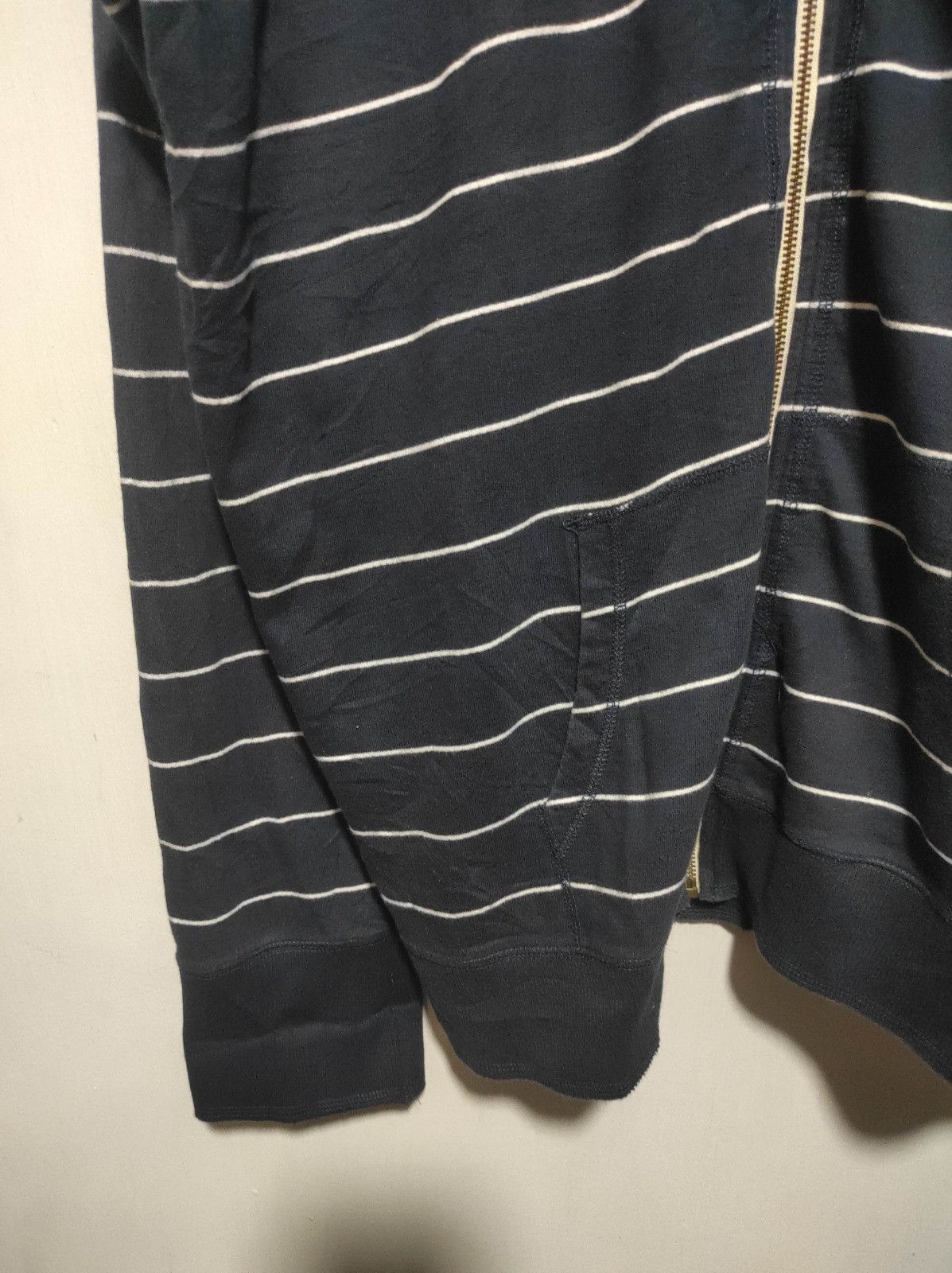 Japanese Brand X'tyle Stripe zip fur hoodie LGB style Size US XL / EU 56 / 4 - 4 Thumbnail