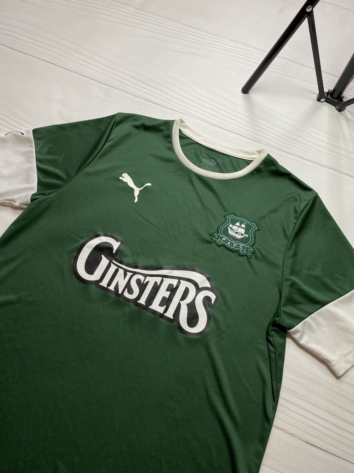 Puma Puma Plymouth Argyle 2019/20 home soccer football jersey Size US M / EU 48-50 / 2 - 6 Thumbnail