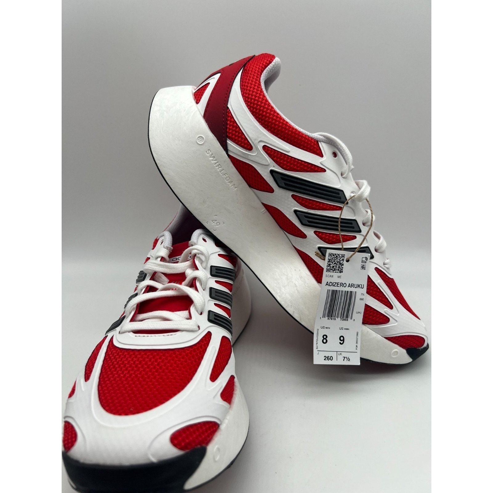 adidas Adizero Aruku White Pure Ruby RJI0308 Running Men\ display picture 1
