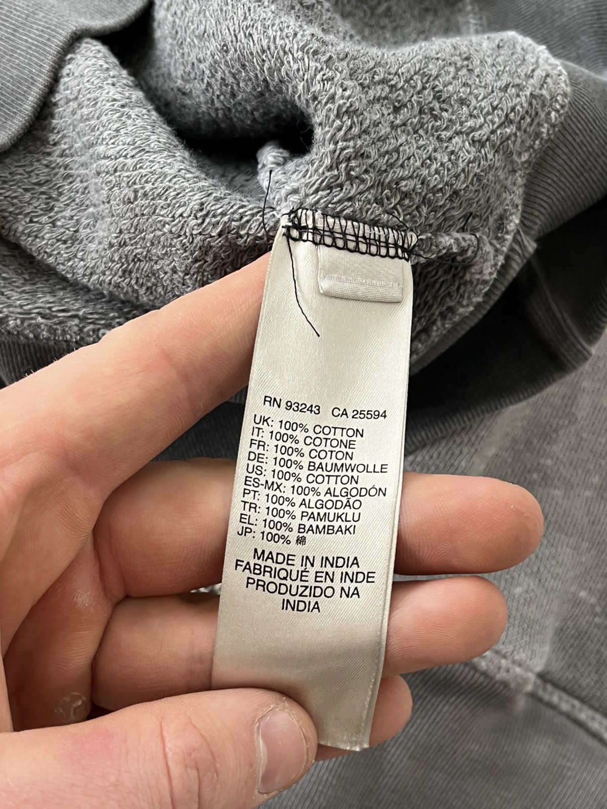 Diesel Vintage Diesel Grey Faded Big Logo Avantgarde Sweatshirt Y2K Size US L / EU 52-54 / 3 - 20 Thumbnail