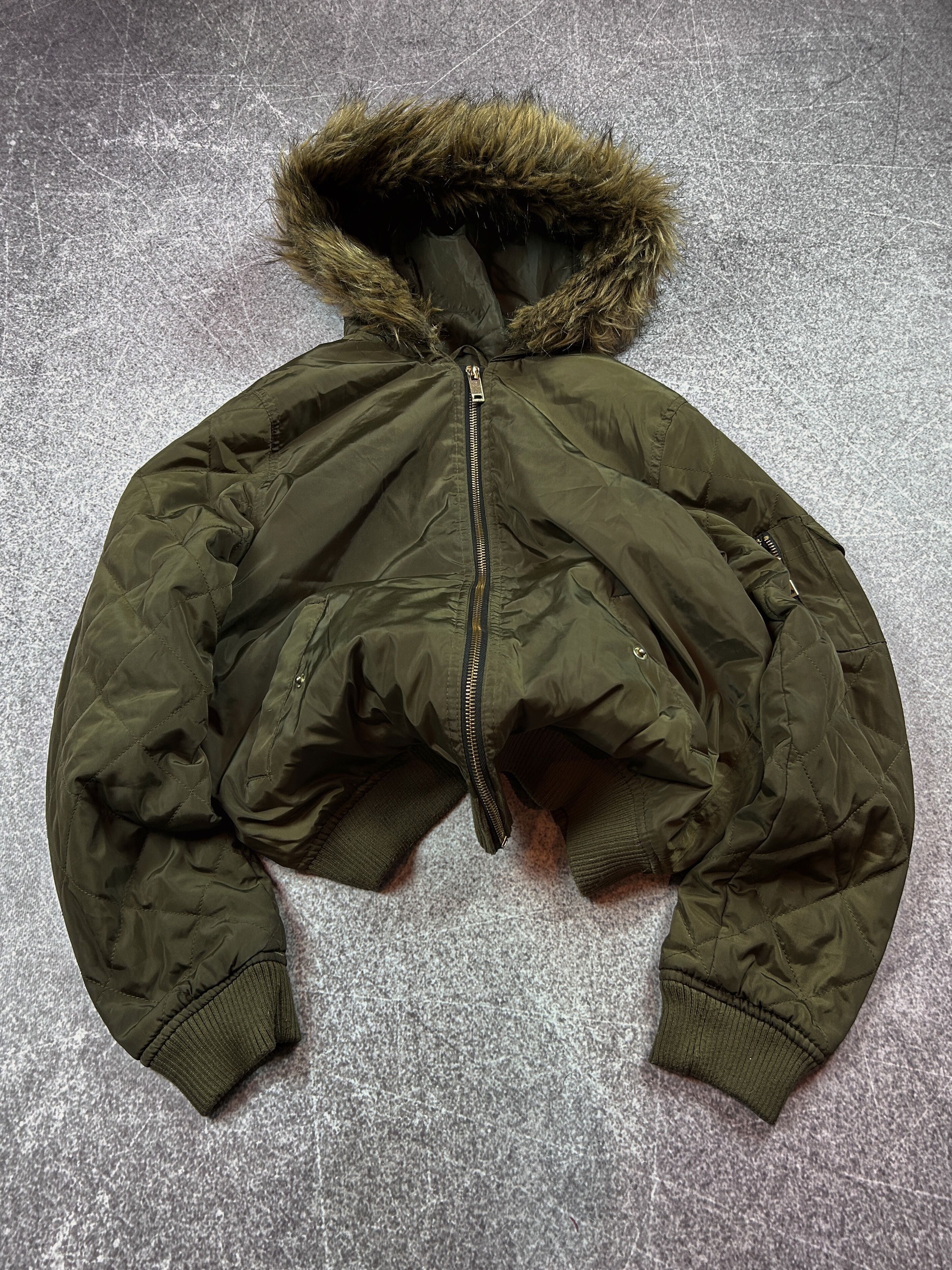 VTG Japanese Rick Owens Style Fur Mohair Jacket 90s