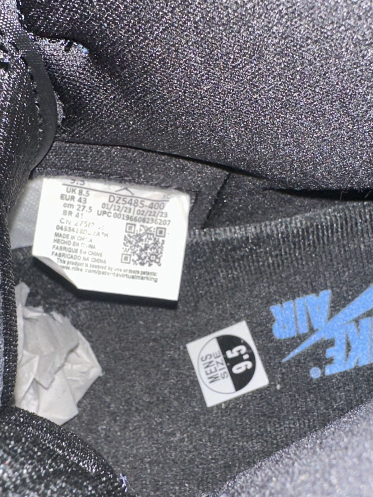 Jordan Brand University Jordan 1’s Size US 9.5 / EU 42-43 - 7 Thumbnail