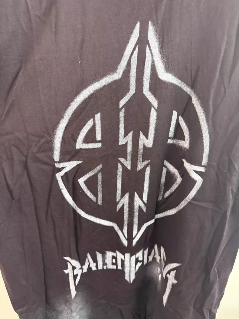 Balenciaga Balenciaga New War Logo Short Sleeve Shirt-2506 Size US M / EU 48-50 / 2 - 3 Thumbnail