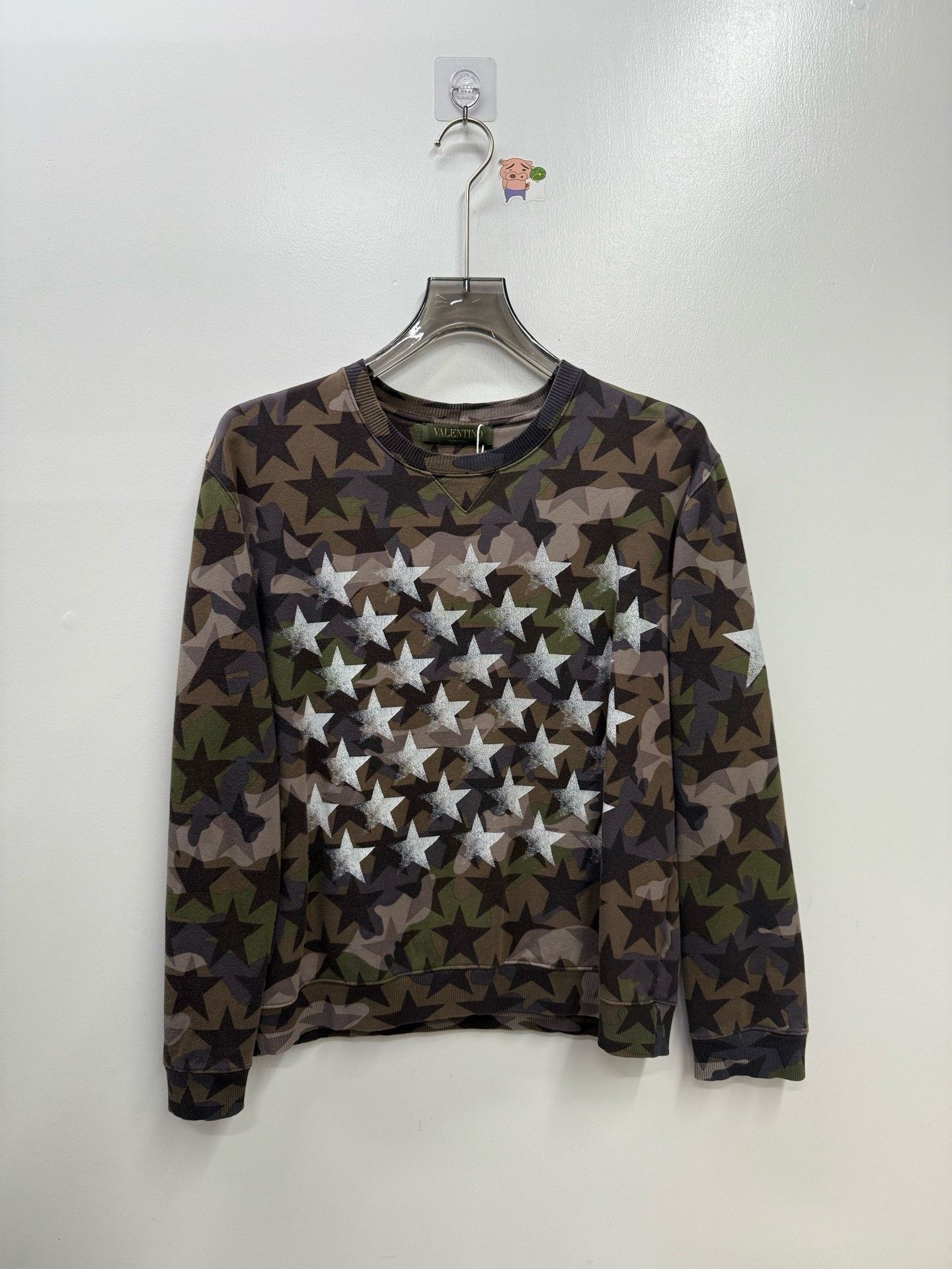 Valentino Valentino Camo Printed Hoodie S Men Size US S / EU 44-46 / 1 - 1 Thumbnail