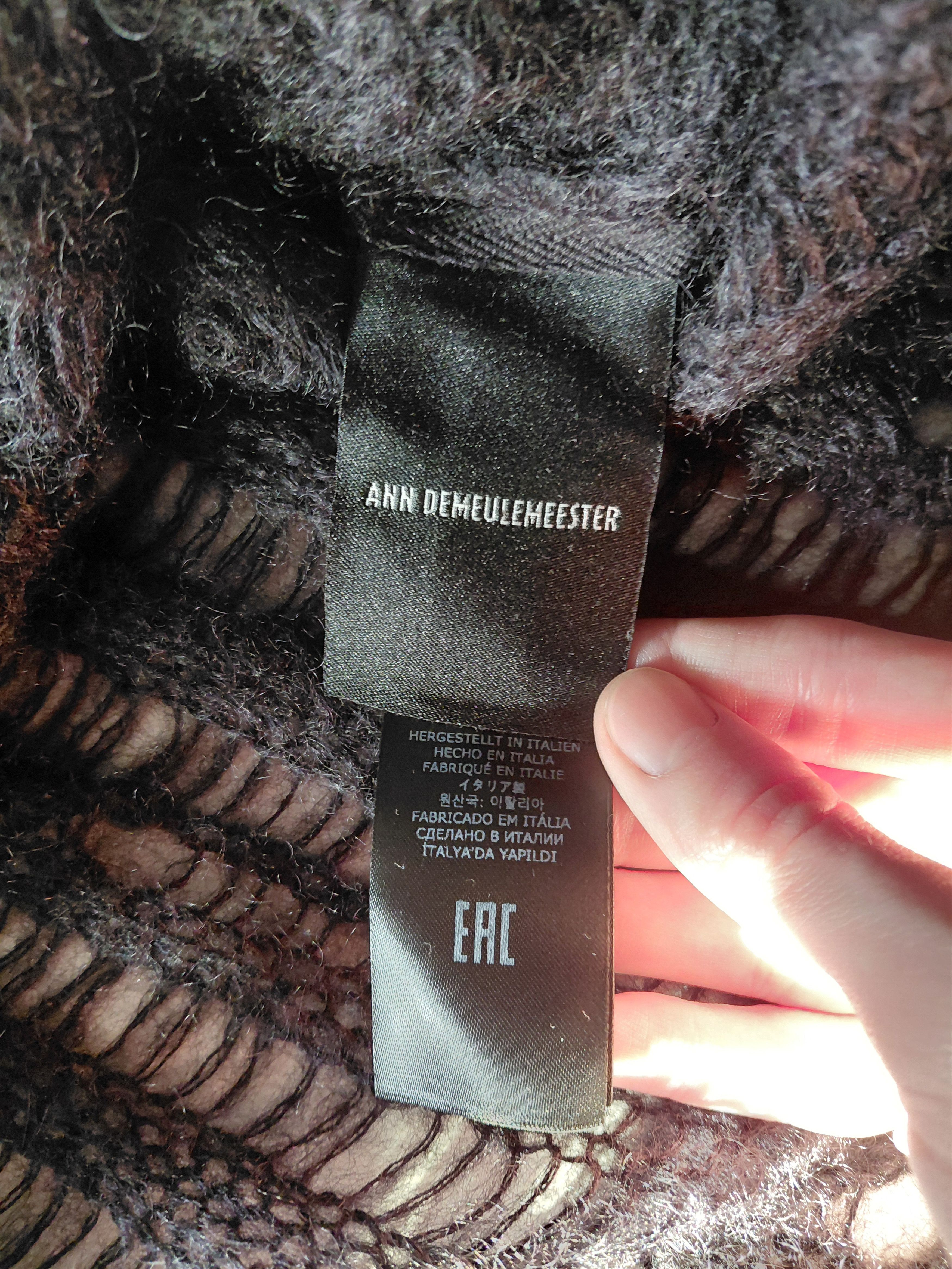 Ann Demeulemeester Ann Demeulemeester distressed knit Size US S / EU 44-46 / 1 - 4 Thumbnail