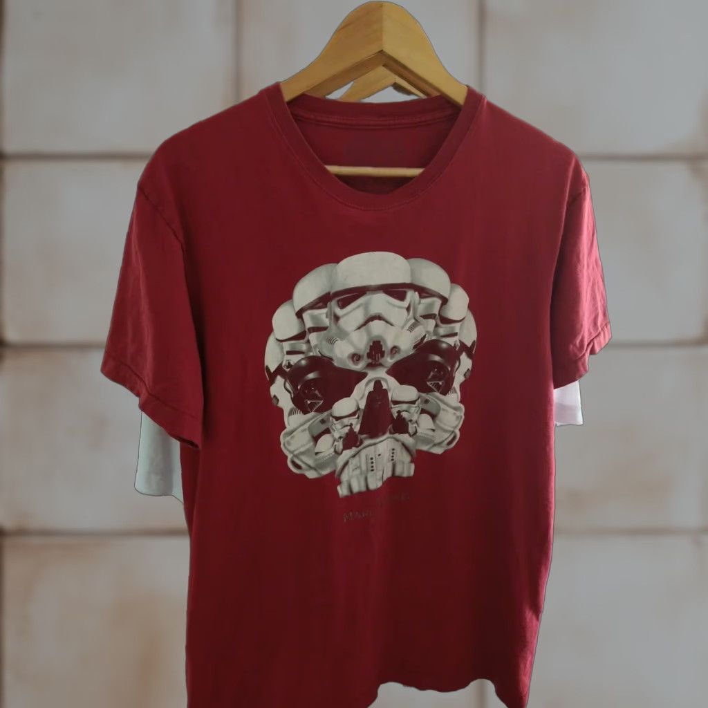 Star Wars VINTAGE Marc Ecko Cut And Sew Star Wars Collab Tee Darth Vader Large Shirt Mens Size US L / EU 52-54 / 3 - 1 Thumbnail
