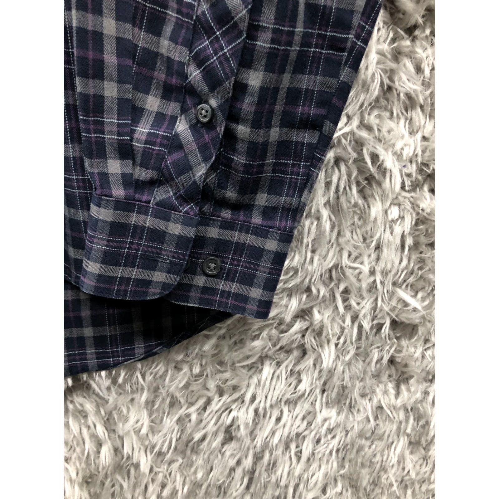 Van Heusen Van Heusen Shirt Multicolor Plaid Long Sleeve Button-Down Collar M Mens Regular Font Size US M / EU 48-50 / 2 - 3 Thumbnail