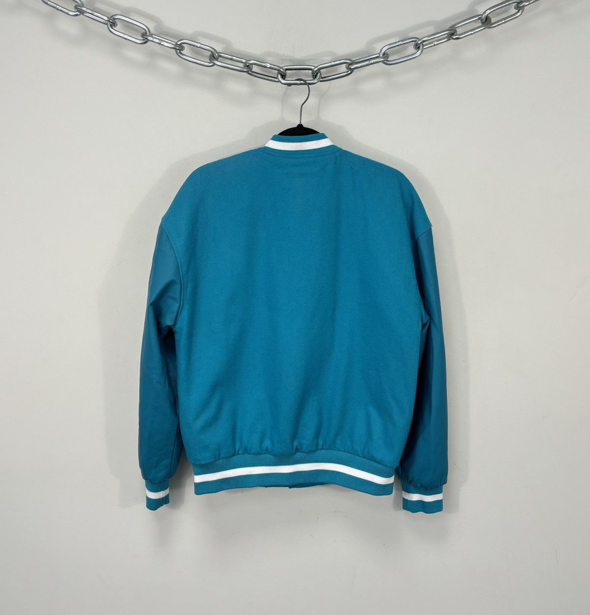 Starter Starter Black Label Men’s Blue Wool Varsity Bomber Jacket Size US S / EU 44-46 / 1 - 3 Thumbnail