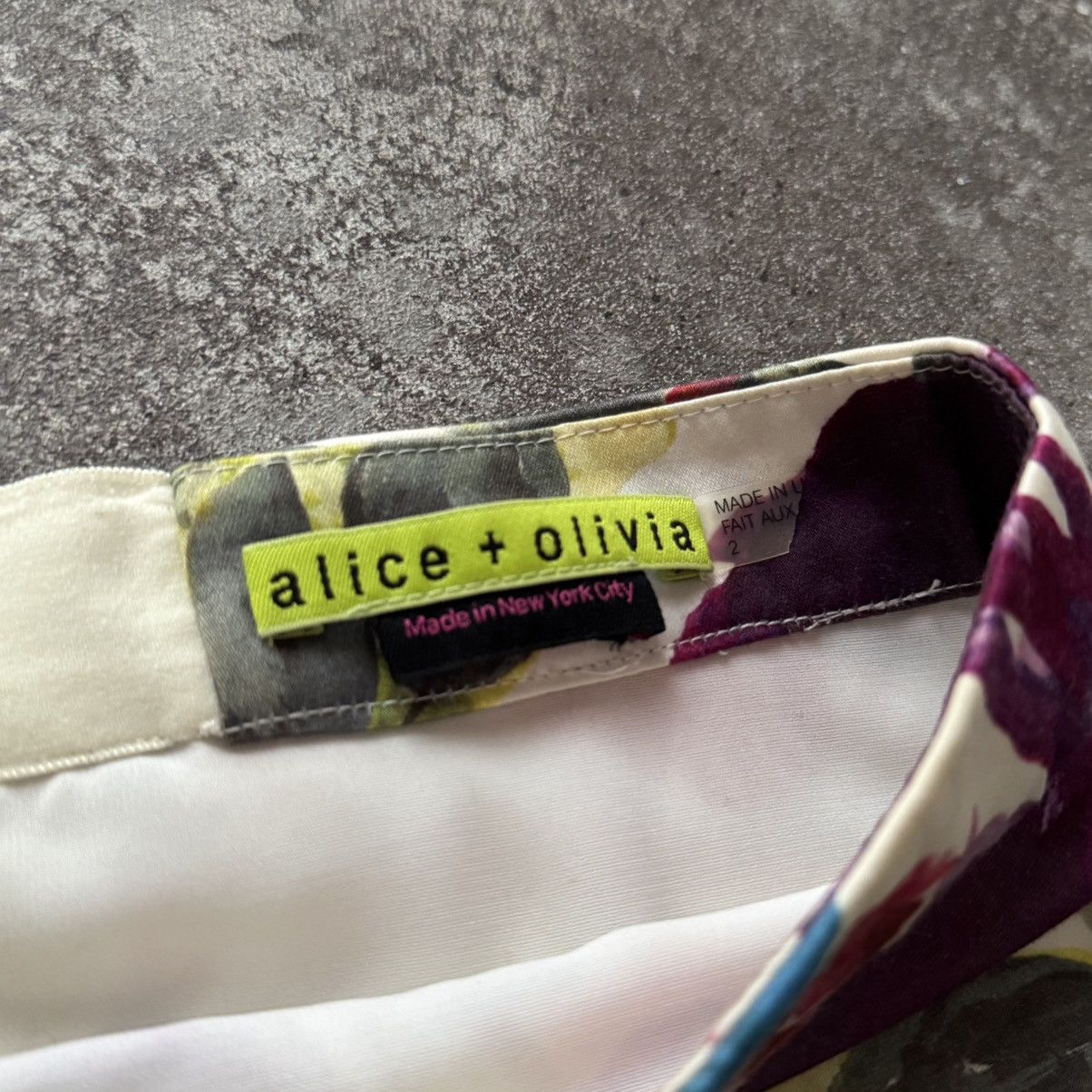 Alice + Olivia × Japanese Brand Alice + Olivia Multicolour Floral Mini Skirt Size 26" / US 2 / IT 38 - 10 Thumbnail
