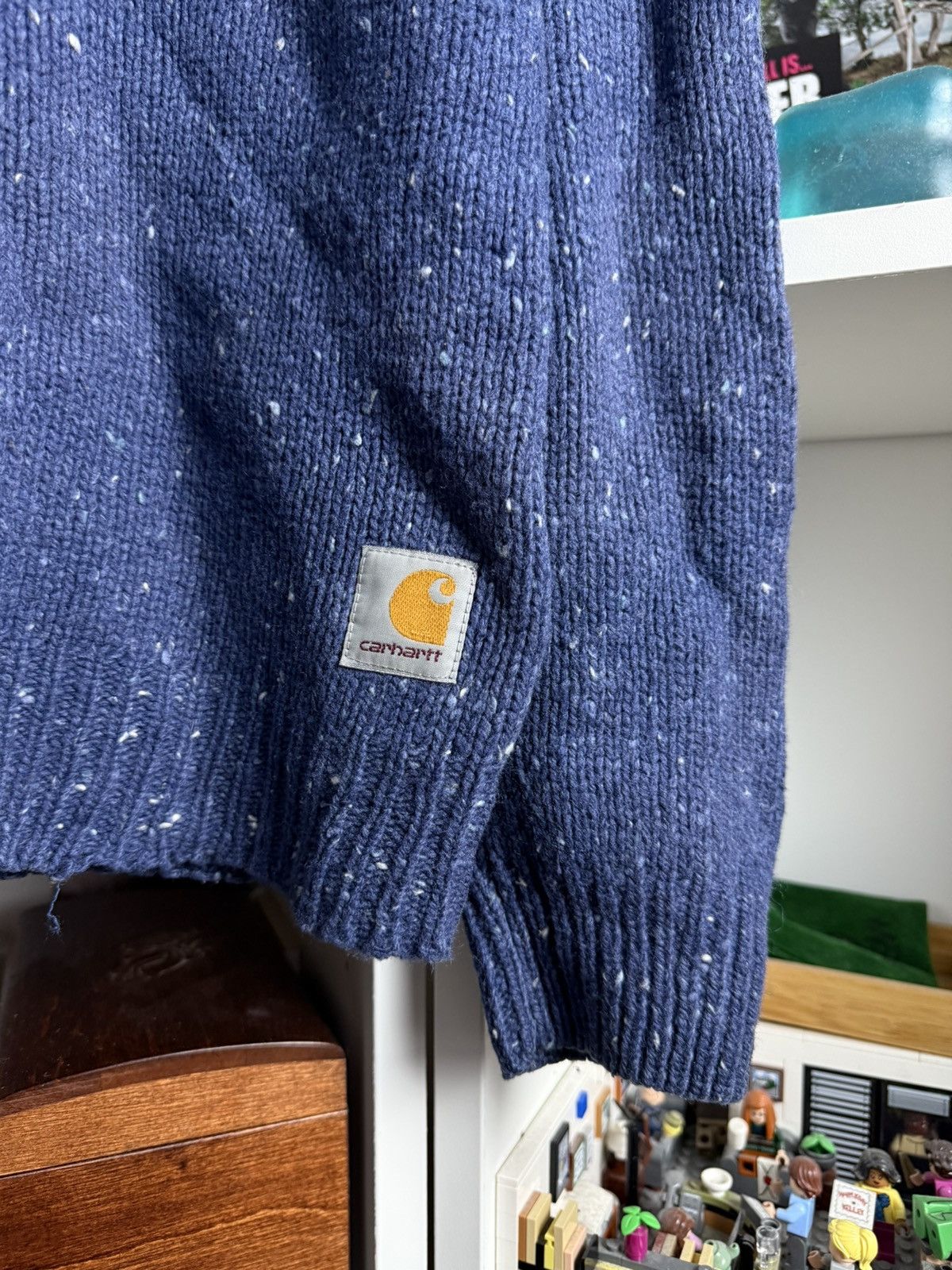 Carhartt × Carhartt Wip Vintage y2k Carhartt wool sweater S skate winter baggy casual Size US S / EU 44-46 / 1 - 4 Thumbnail