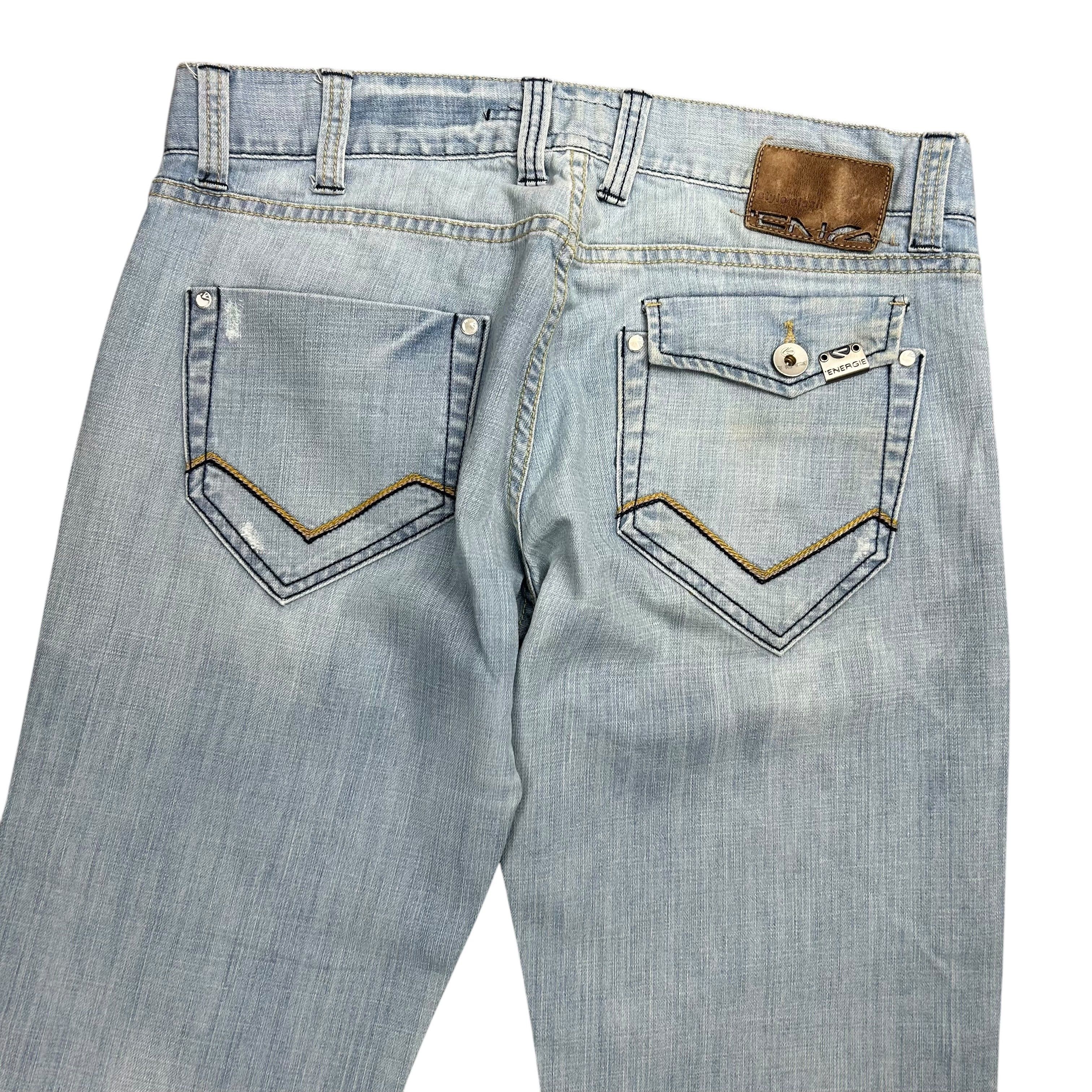 Energie Energie Morris Bootcut Flared Light Wash Denim Jeans W34L34 Size US 34 / EU 50 - 4 Thumbnail
