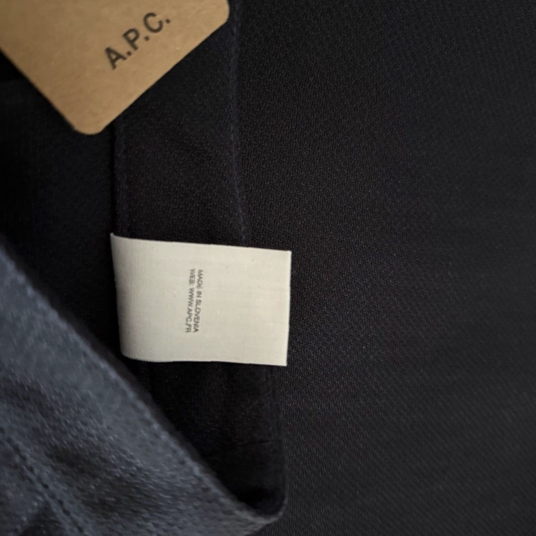 A.P.C. A.P.C. Liada Button Front Woven Linen/Cotton Mini Skirt Navy Blue Size 38 Size 26" / US 2 / IT 38 - 6 Thumbnail