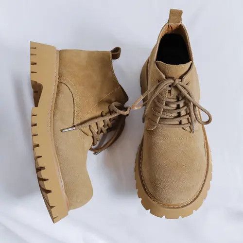 Other Chunky Suede Ankle Boots Size US 10 / EU 43 - 7 Thumbnail
